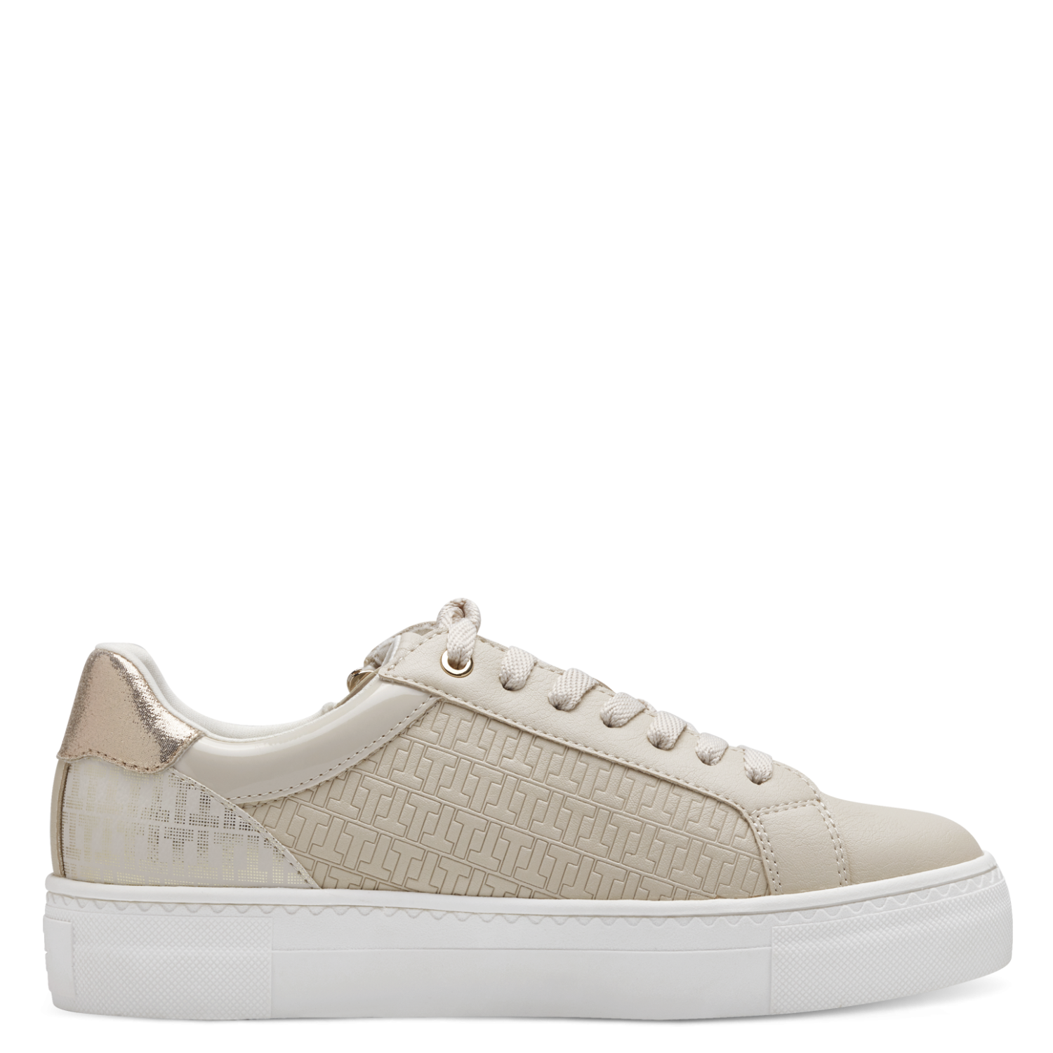 Tamaris Platform Zip-up Textured Trainers - The Coastal Boutique