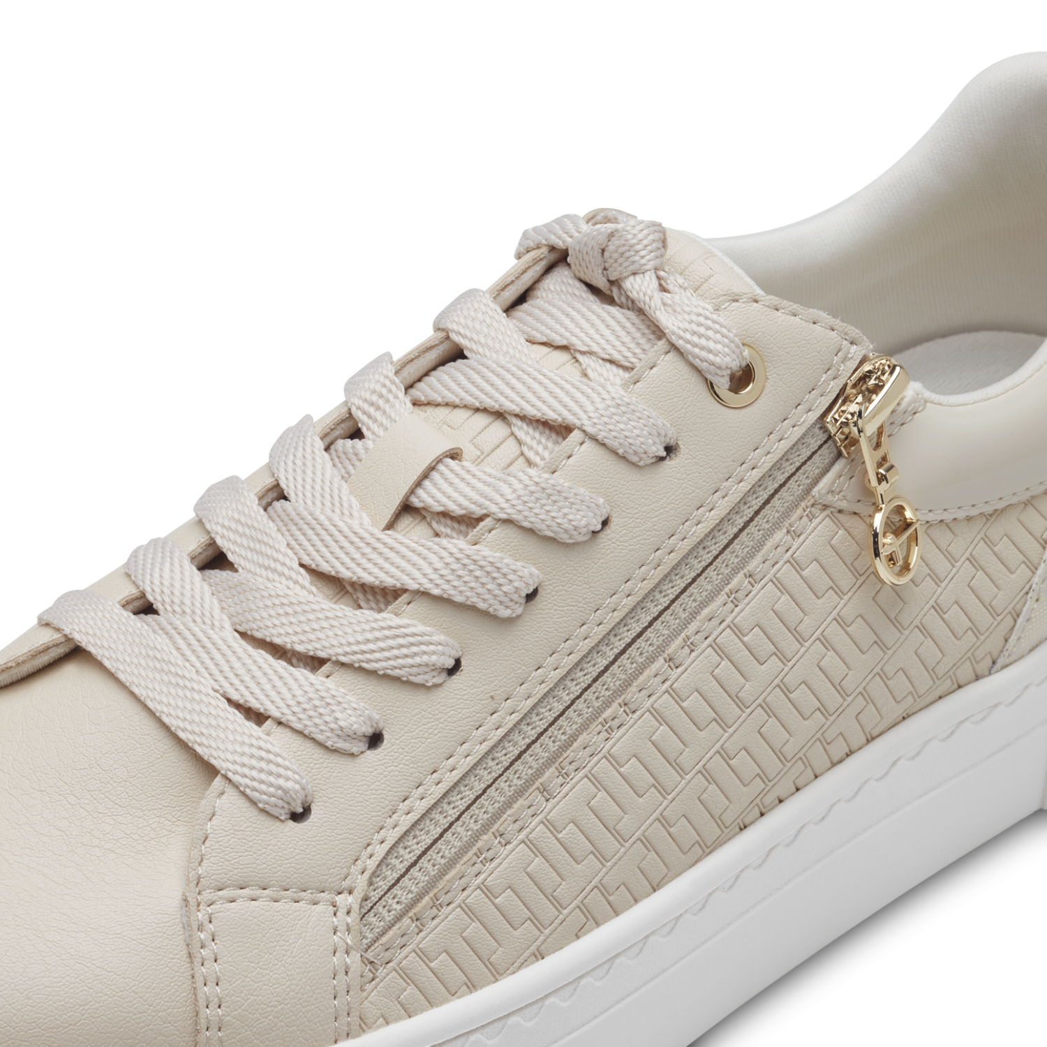 Tamaris Platform Zip-up Textured Trainers - The Coastal Boutique
