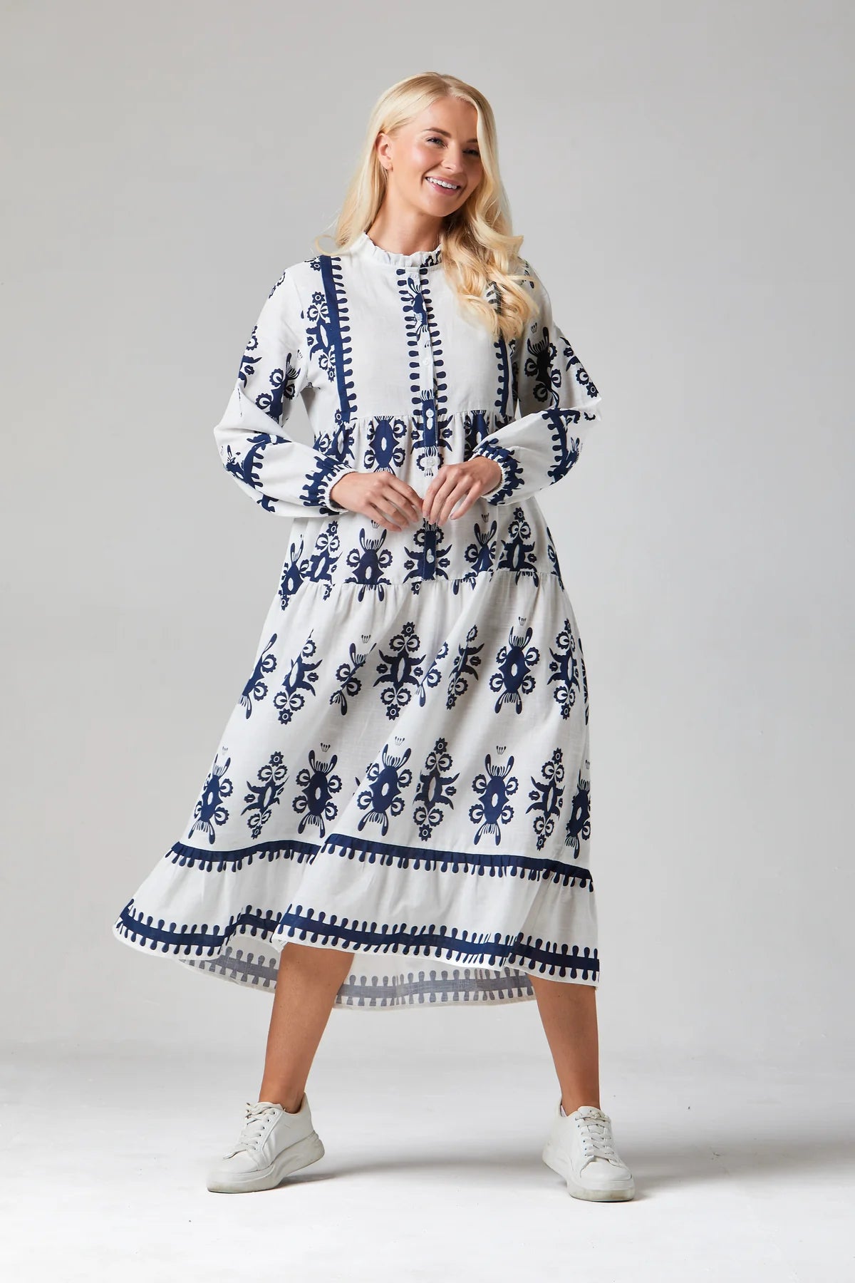 Alice Collins Athena Midaxi Dress - The Coastal Boutique