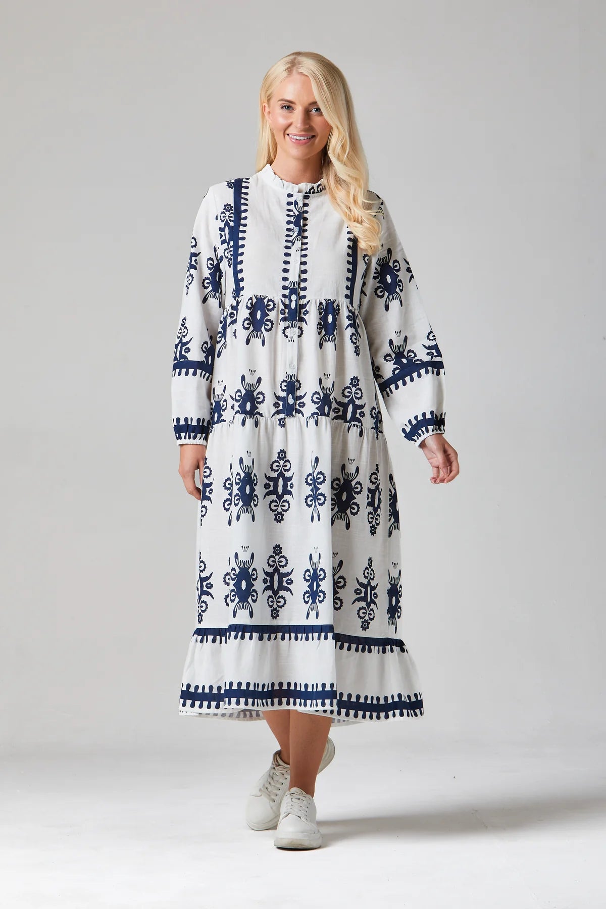 Alice Collins Athena Midaxi Dress - The Coastal Boutique