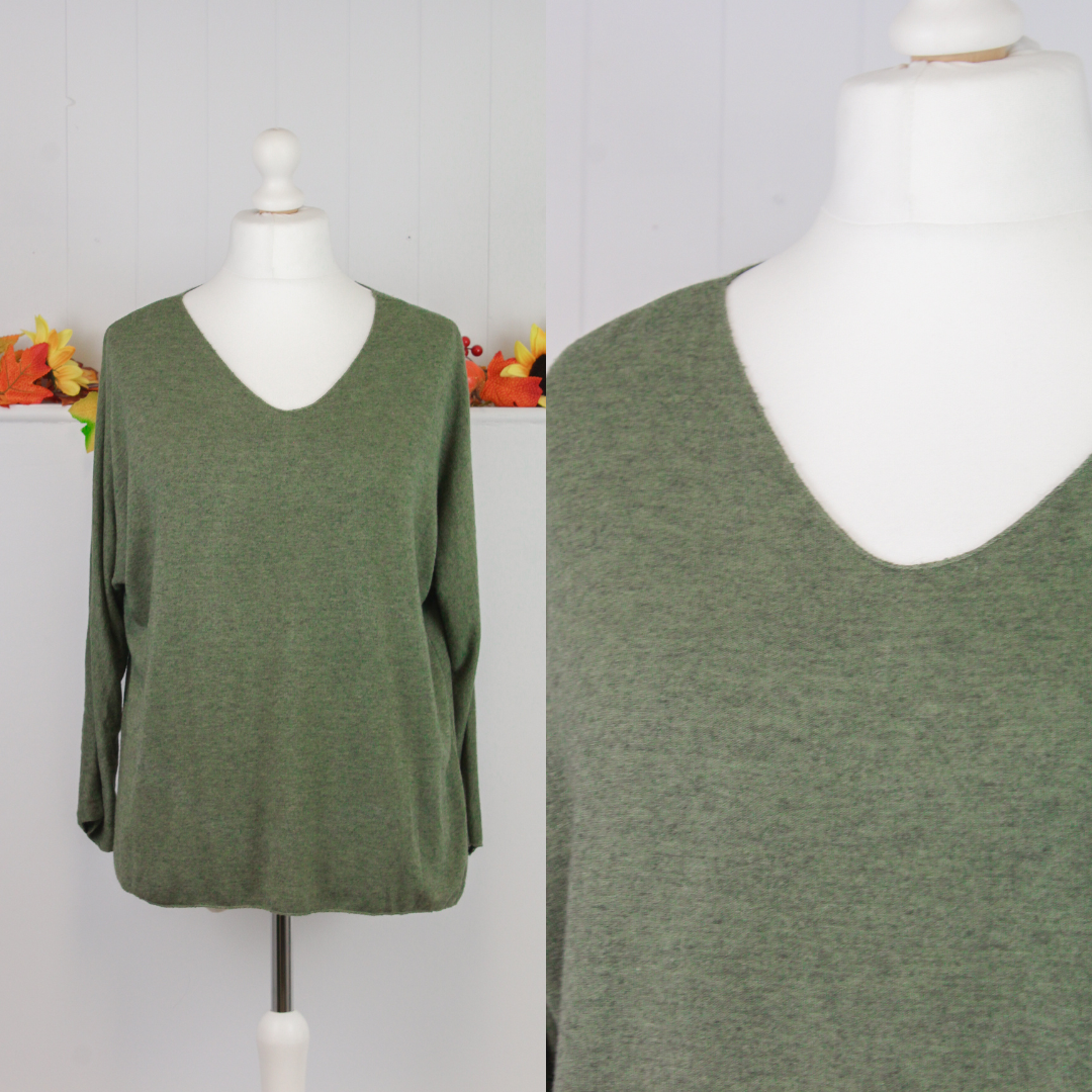 V-Neck Soft Knit Jumper image 10