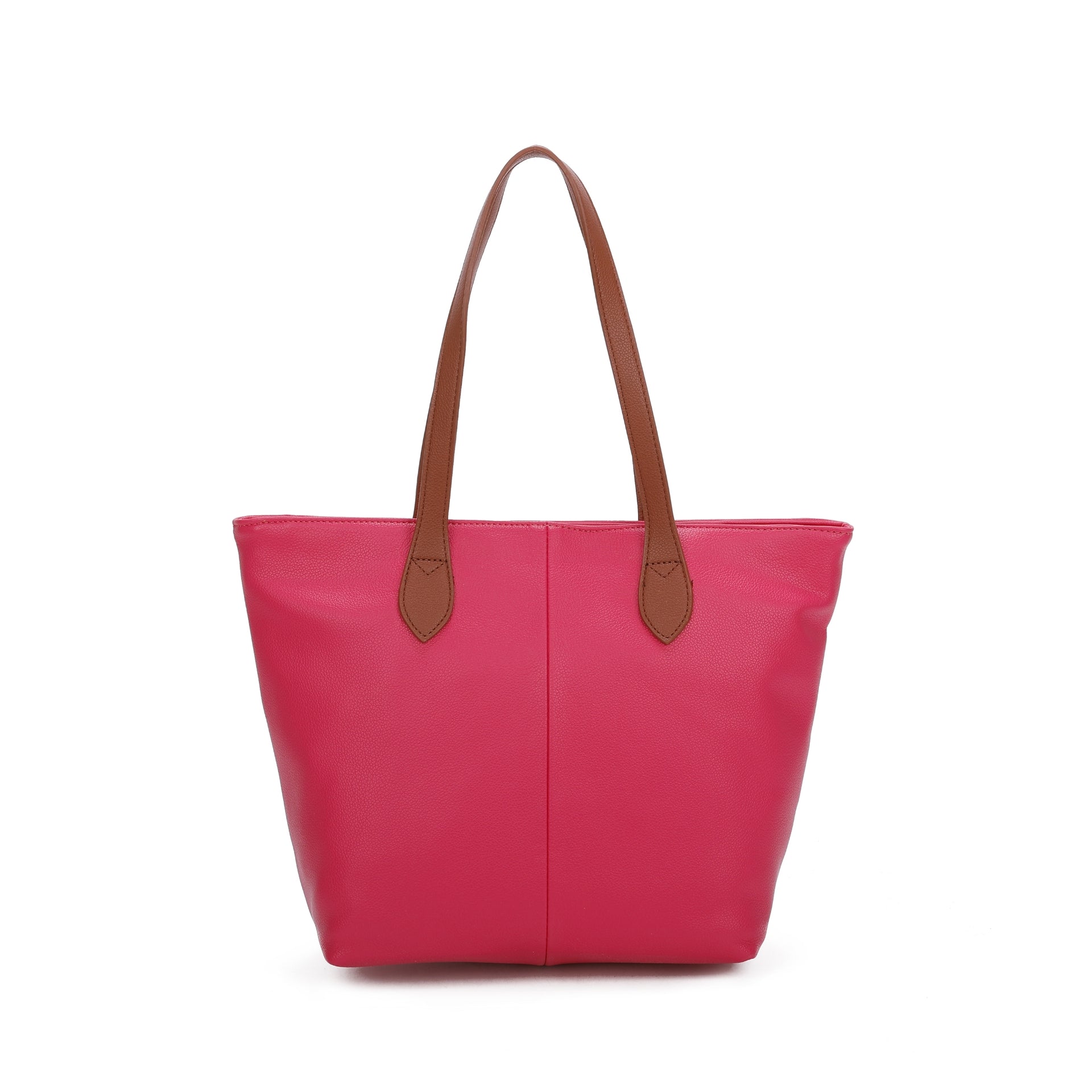 Faux Leather Shopper Tote Handbag Bag image 0