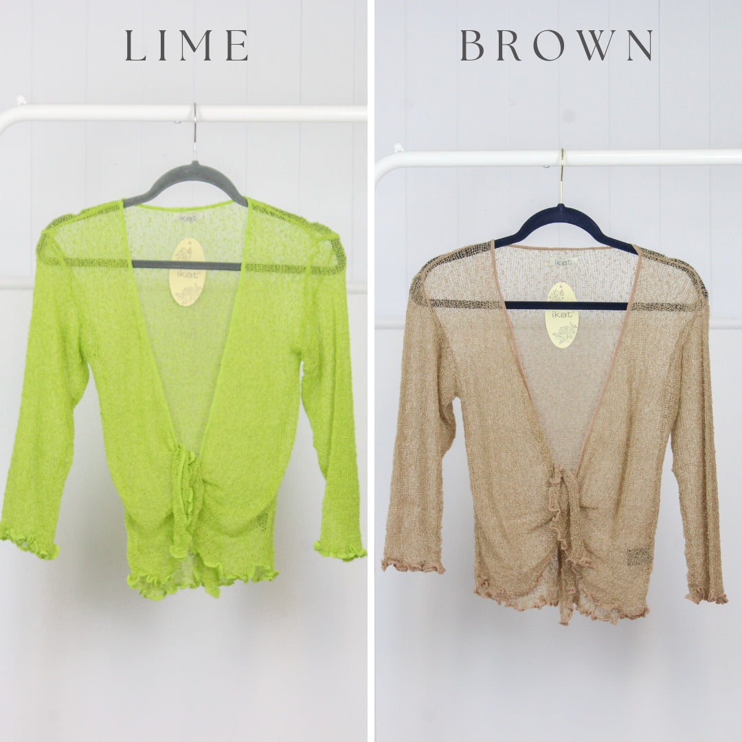 IKat Tie Front Cardigan image 7