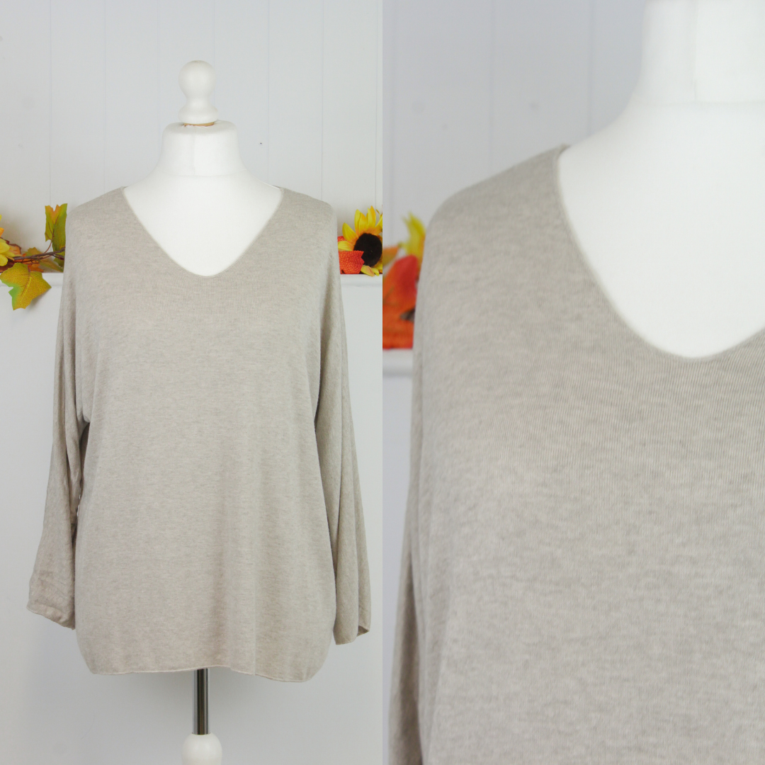 V-Neck Soft Knit Jumper image 6