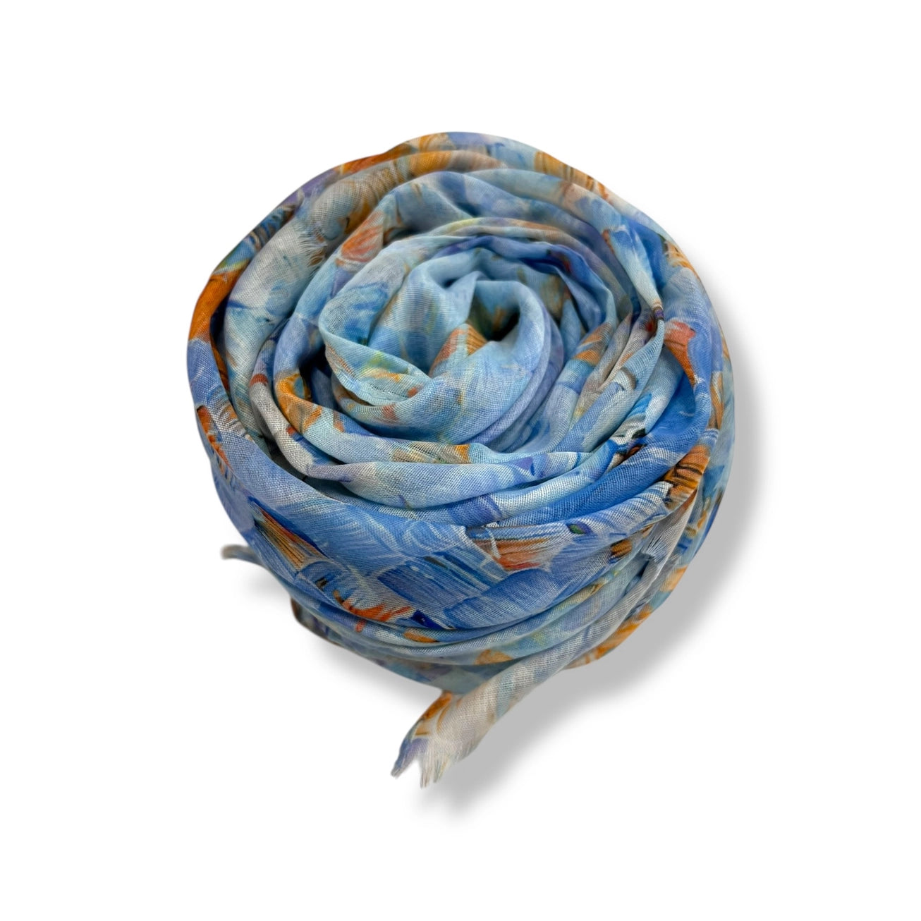 Vibrant Mosaic Print Scarf - The Coastal Boutique