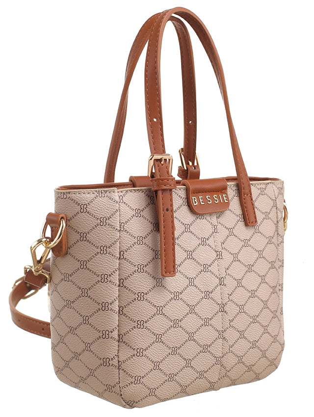 Monogram Buckle Tote image 1