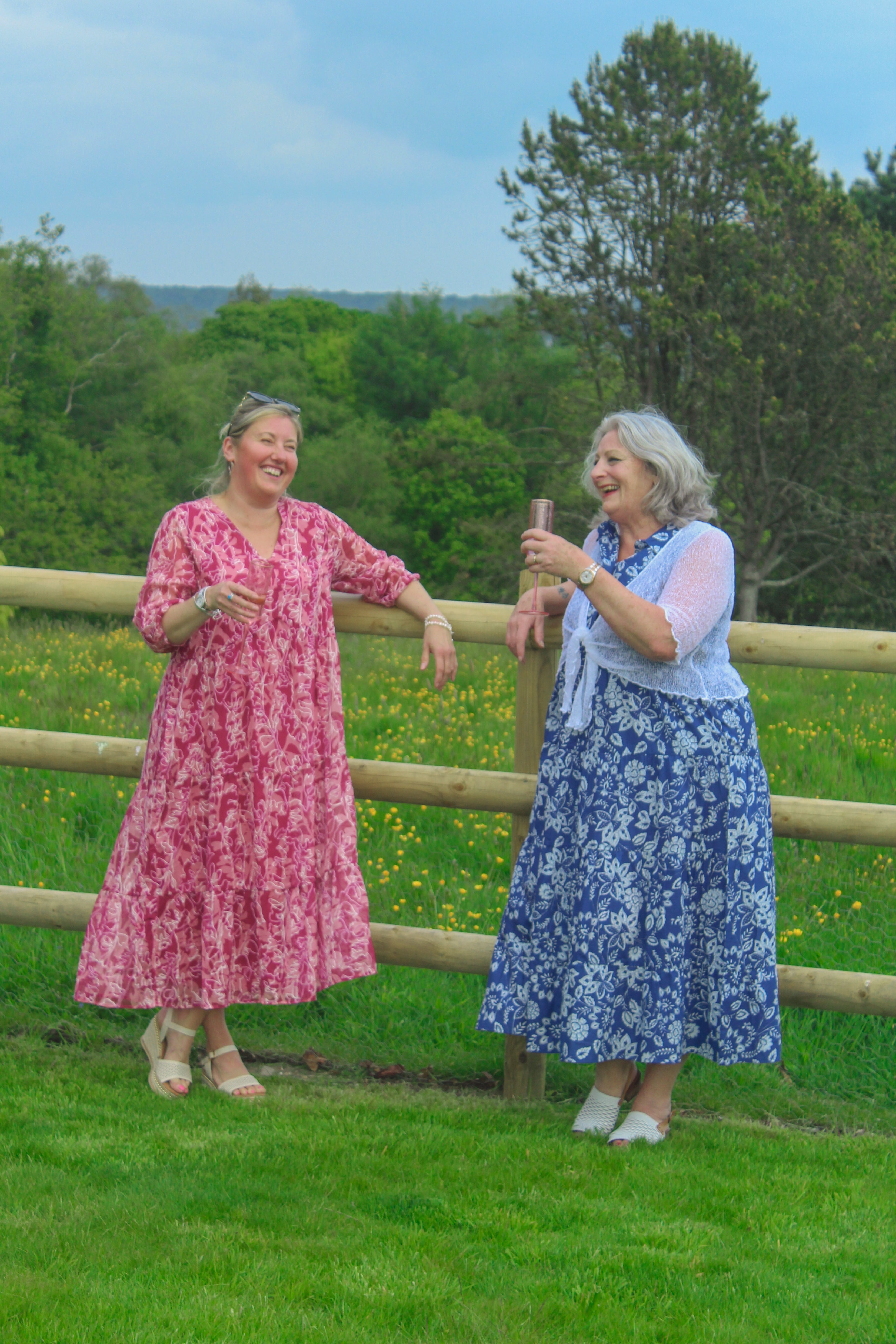 Shadow Floral Embroidered Tiered Dress image 5
