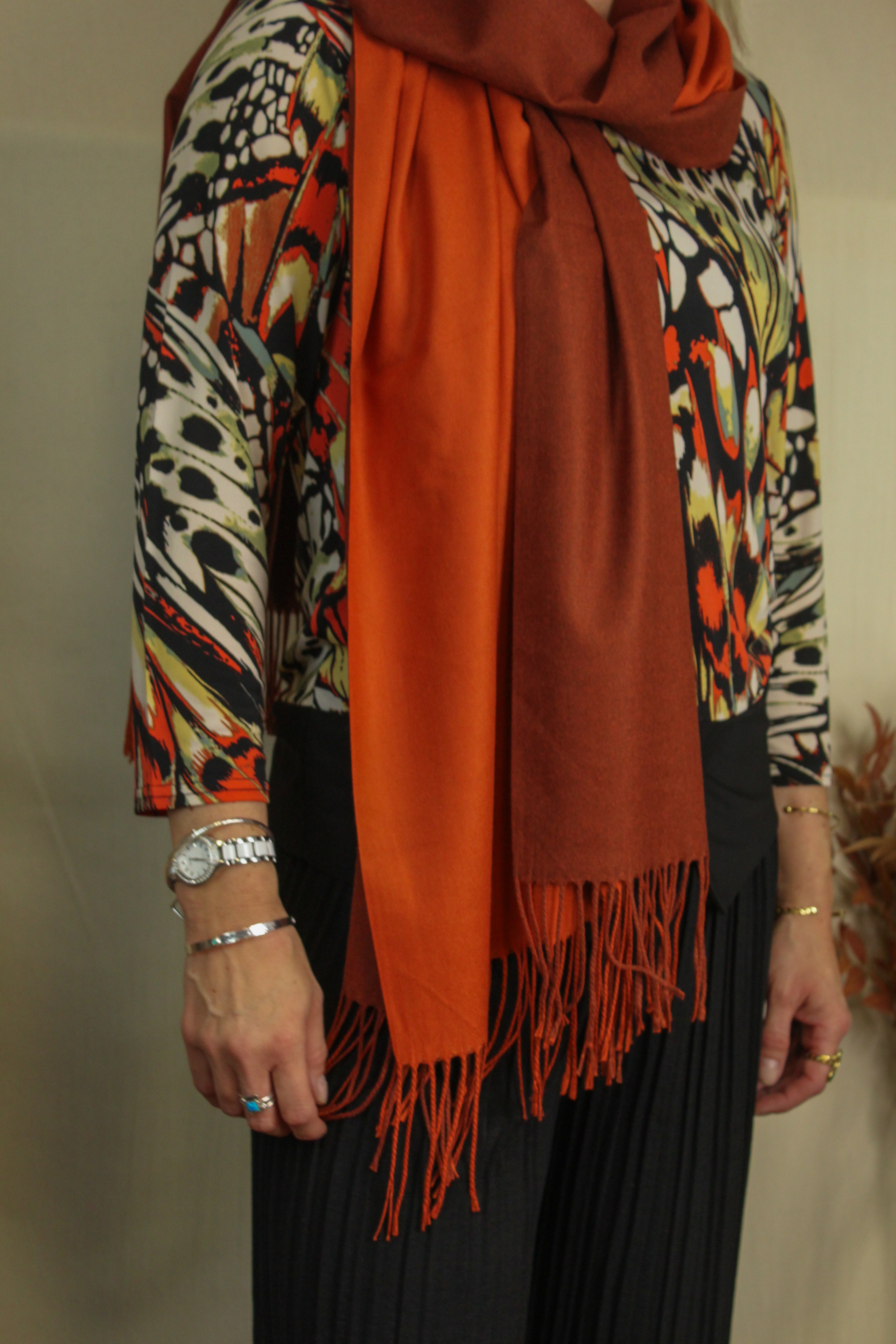 Two Tone Reversible Scarf image 6