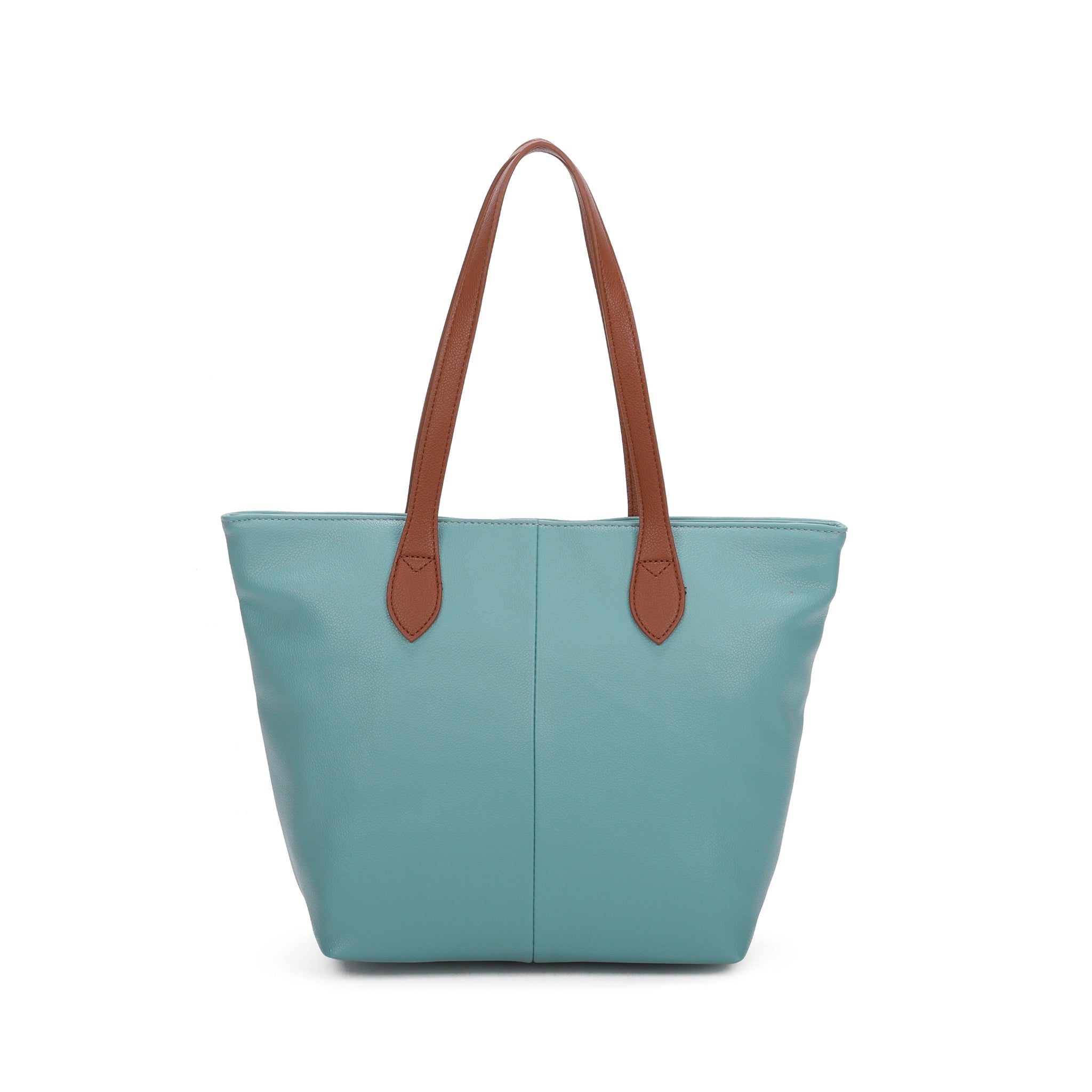 Faux Leather Shopper Tote Handbag Bag image 6