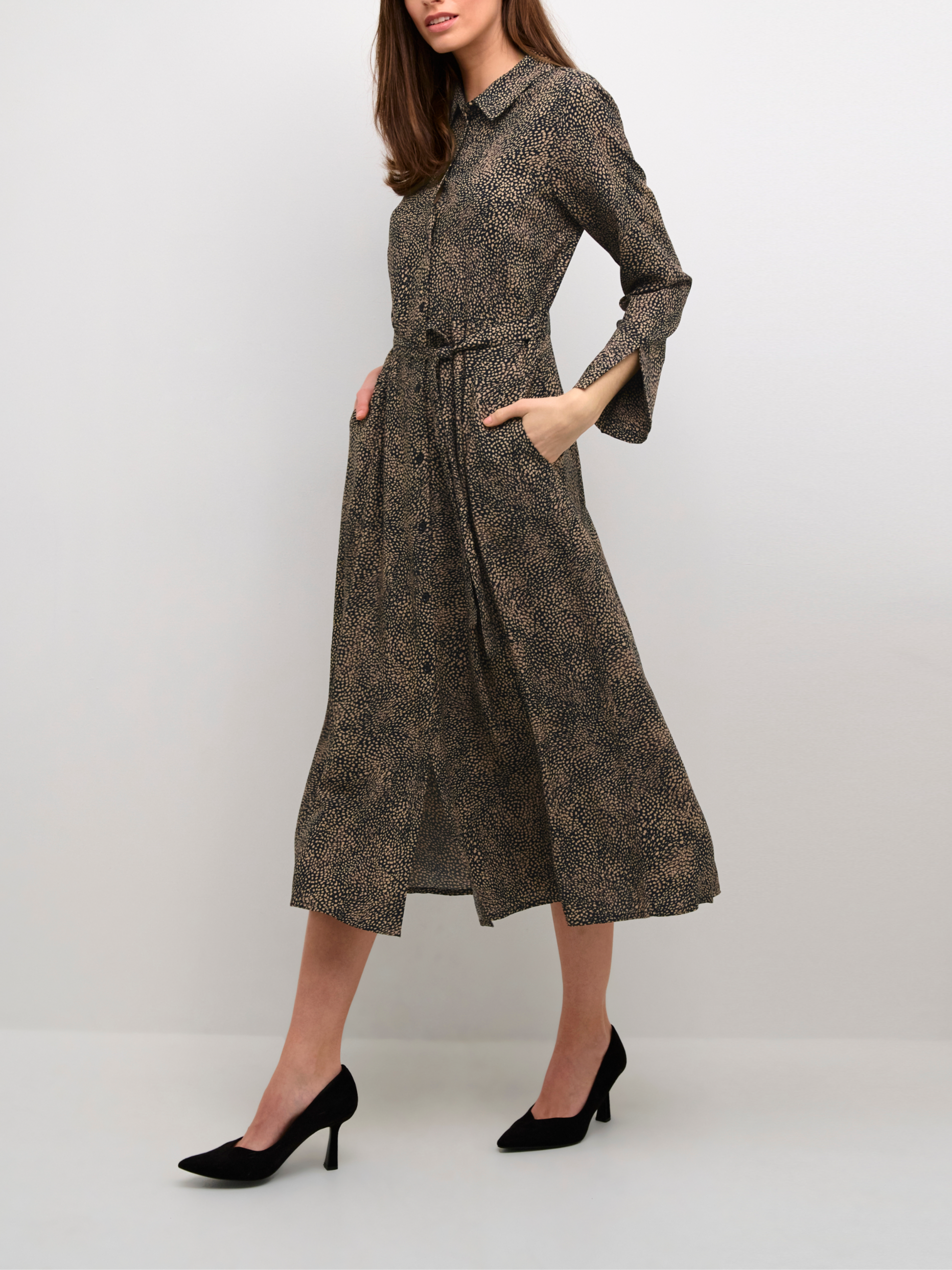 CREAM Tiah Midi Shirt Dress image 0