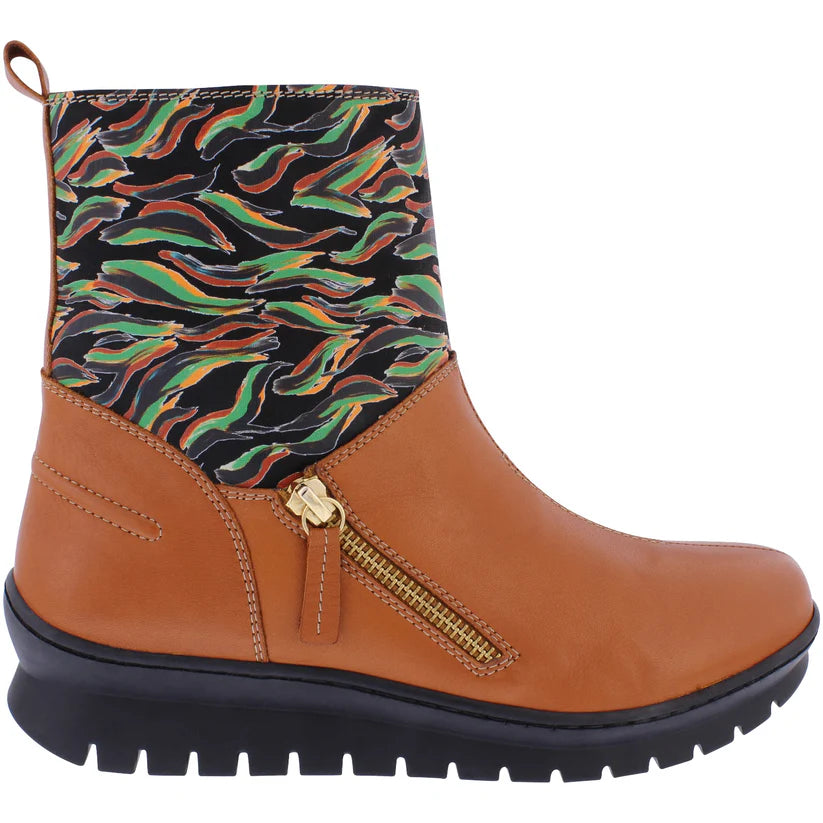 Adesso Dawn Tan Forest Flame Boots image 1