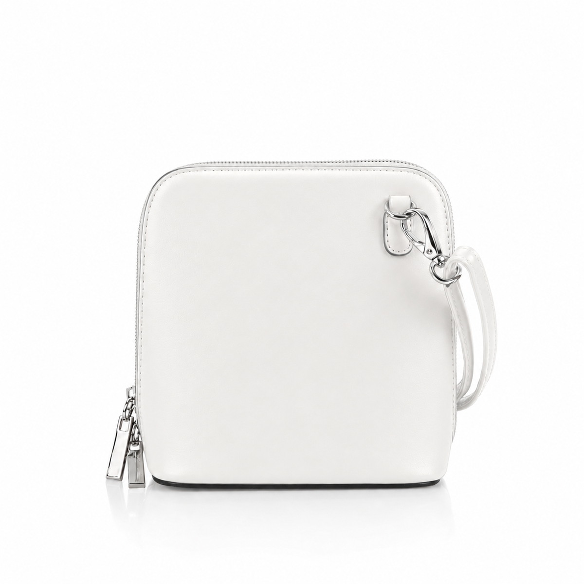 Faux leather square crossbody bag in a choice of colours - product view 8