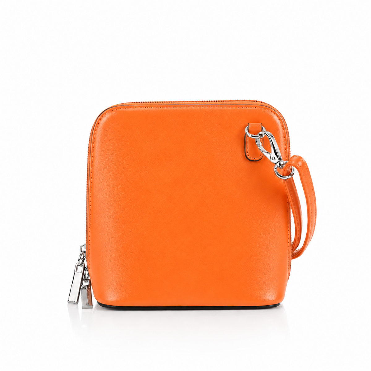 Faux leather square crossbody bag in a choice of colours - product view 4