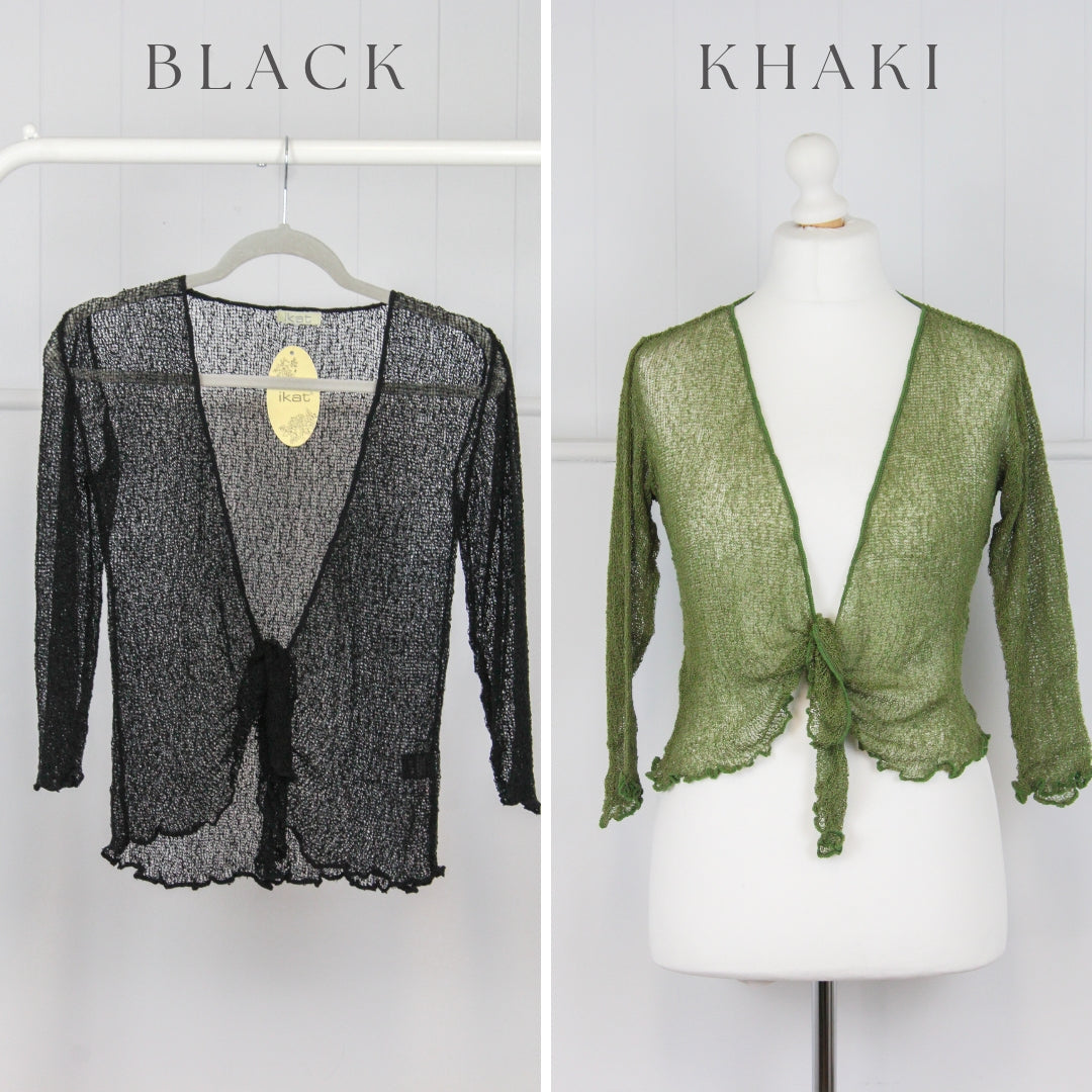 IKat Tie Front Cardigan image 13