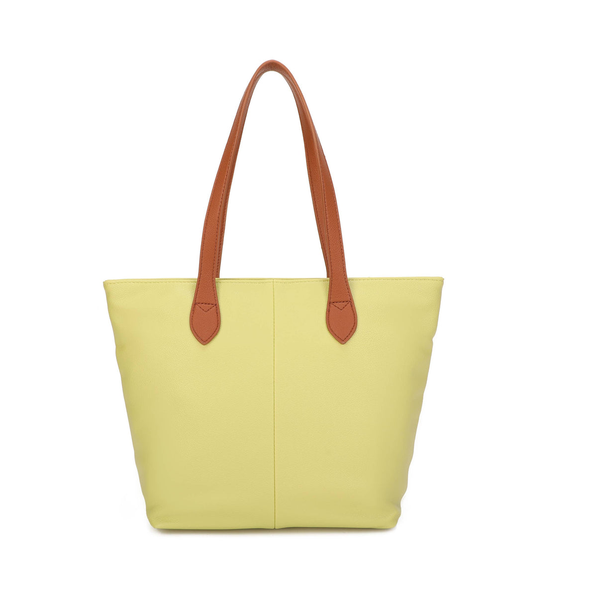 Two-tone handle tote bag in Navy, Teal, Dark Grey and Coffee - product view 8