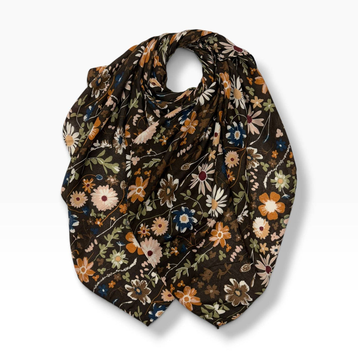 Wildflower Floral Print Scarf - The Coastal Boutique