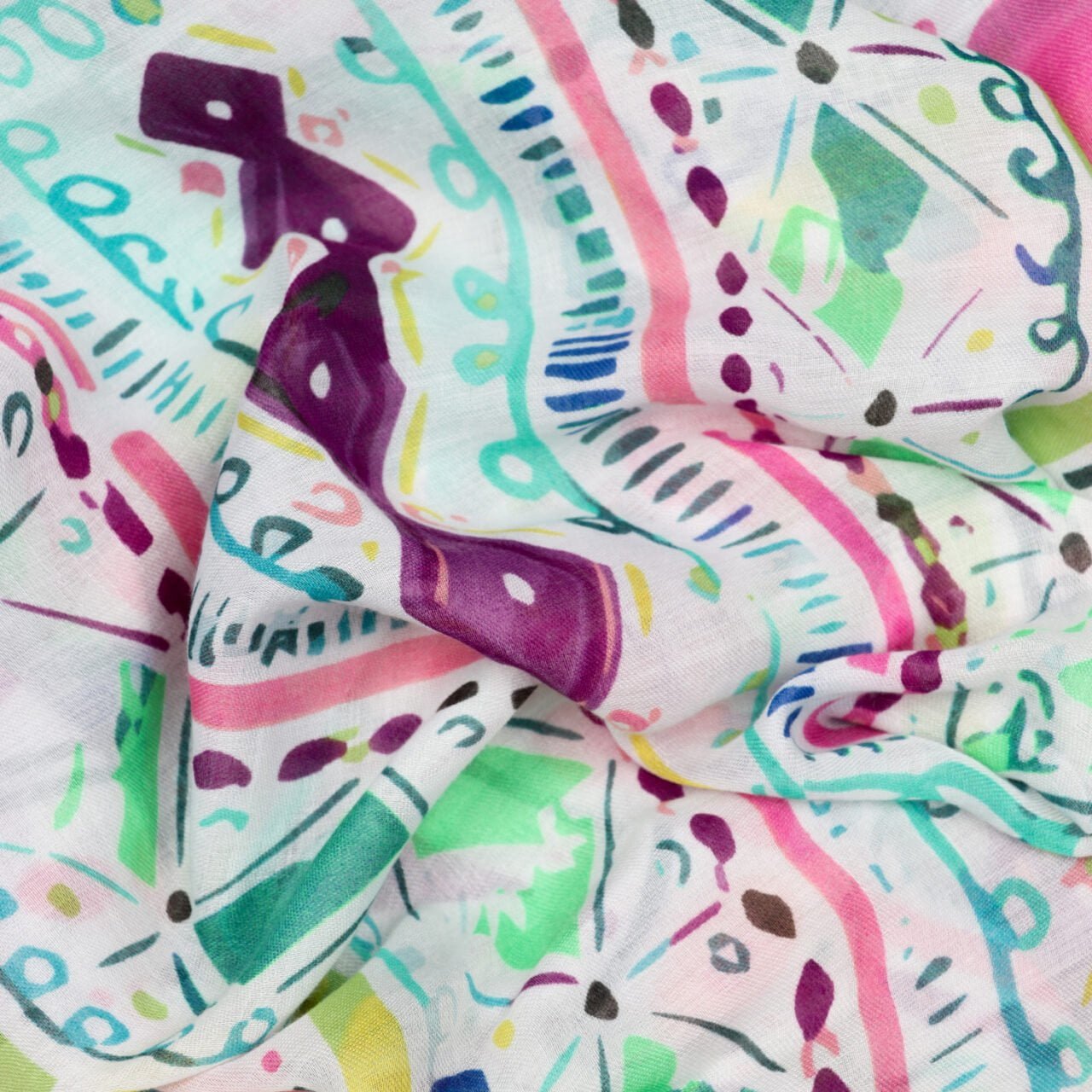 Abstract Multi Print Scarf image 2