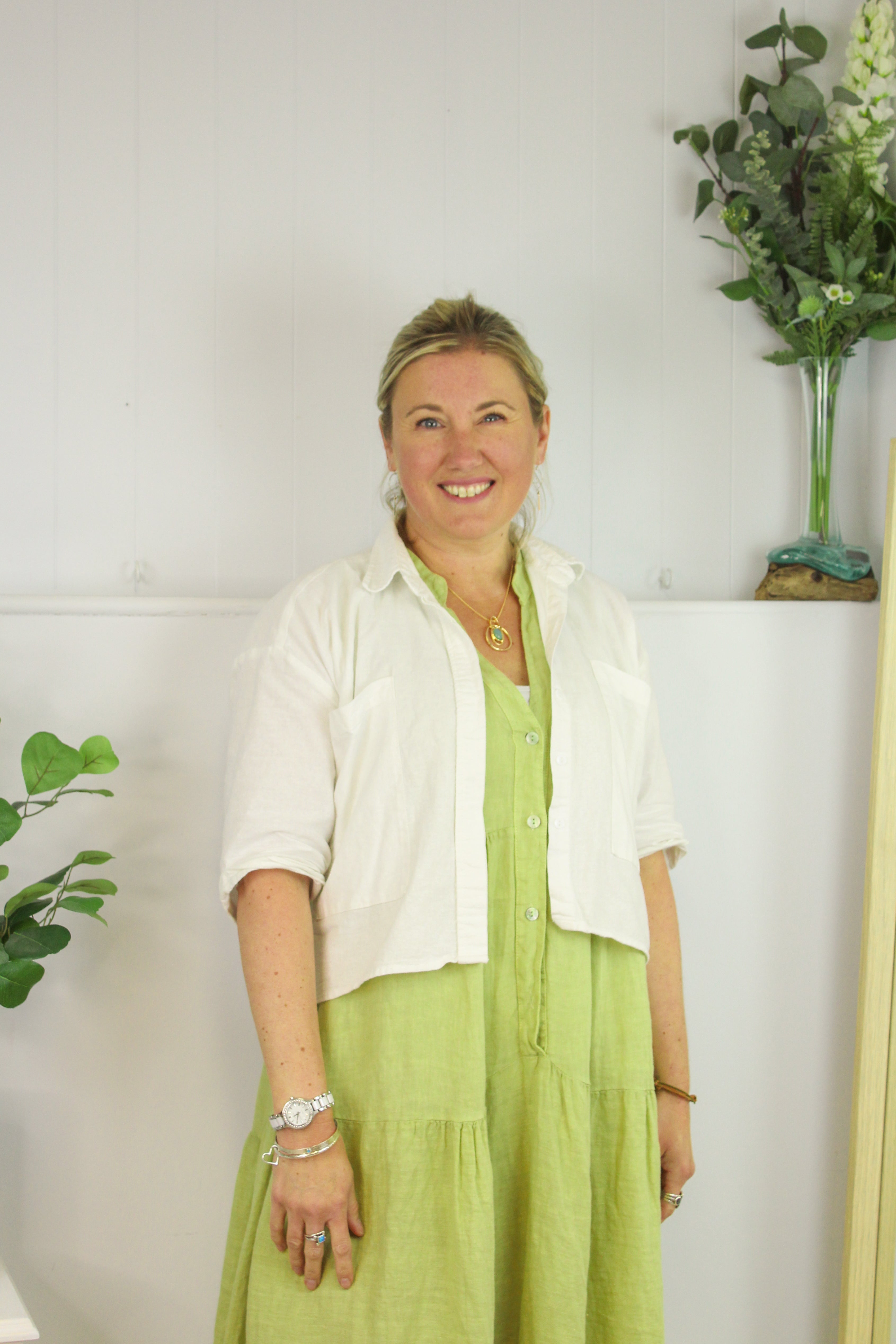 Venice Linen Shirt Button Down Top image 4