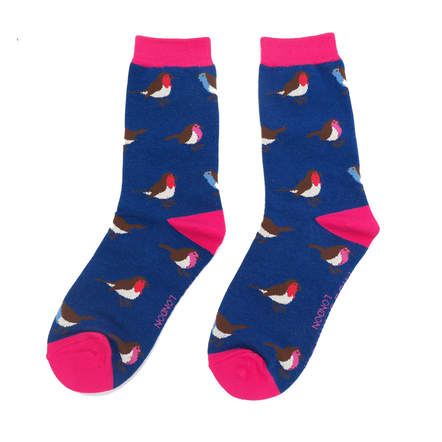 Women's Bamboo Socks - Robins image 0