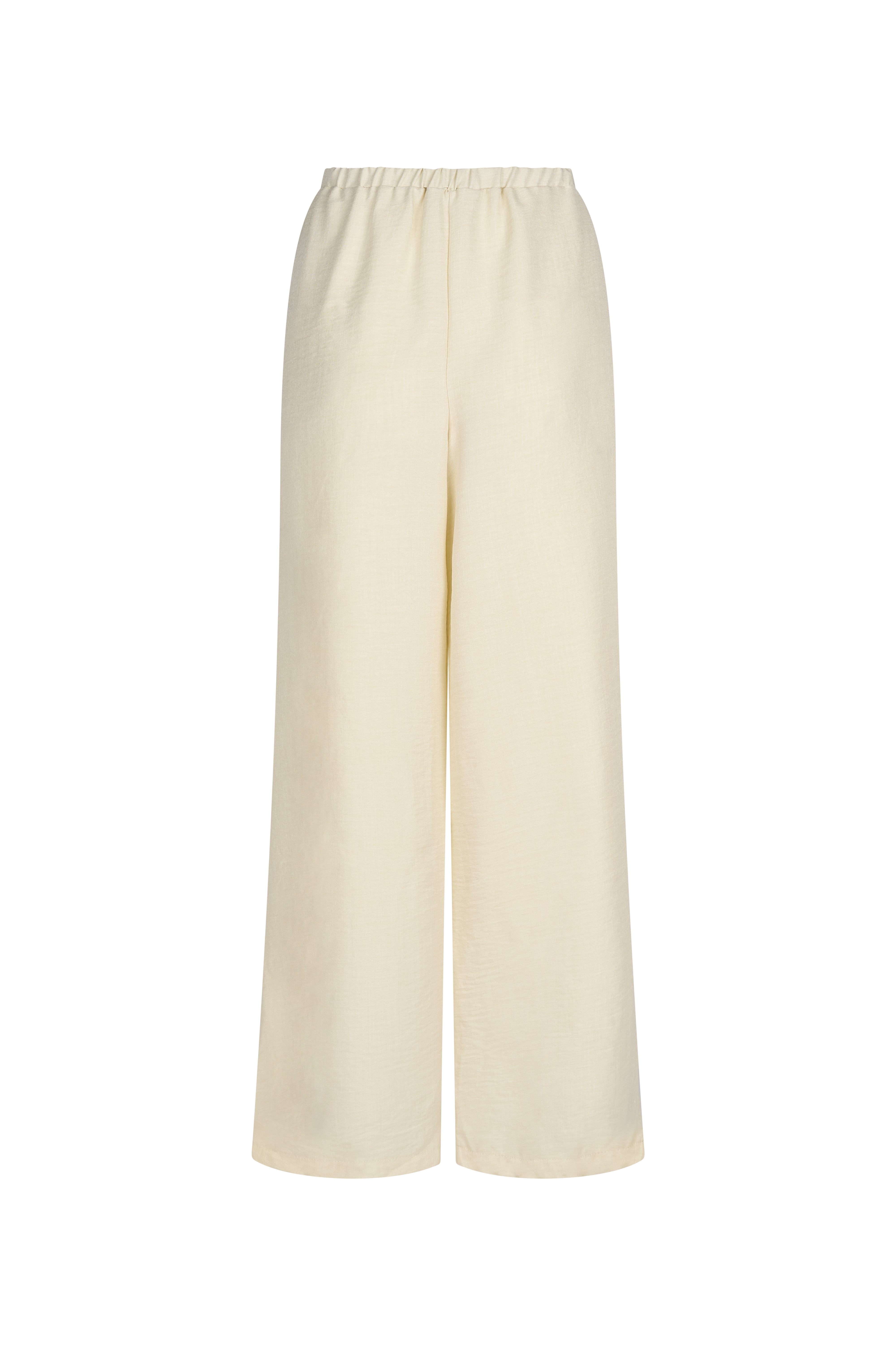Pinns Linen Look Wide Leg Trousers - The Coastal Boutique
