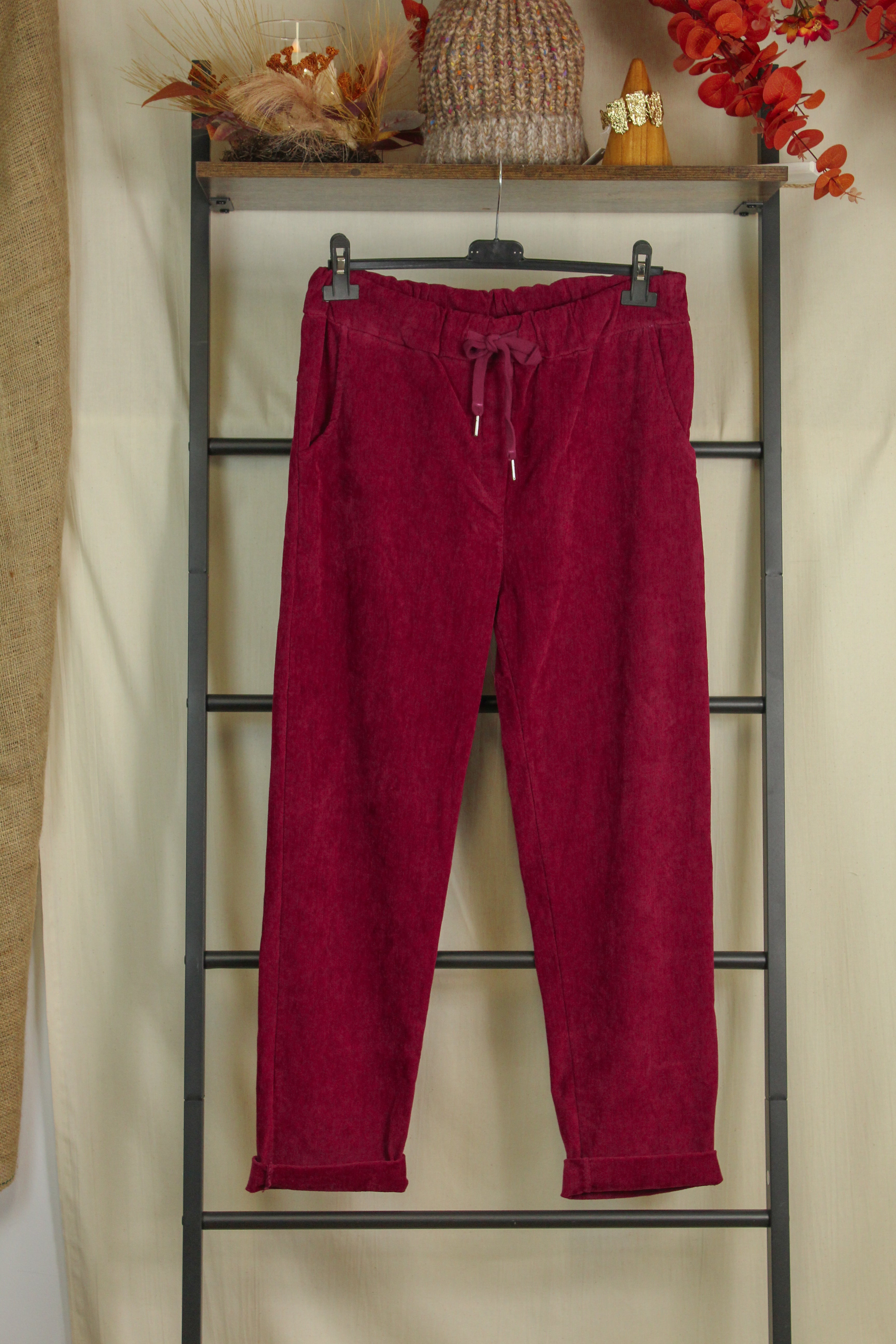Plus Size Corduroy Magic Pants image 3