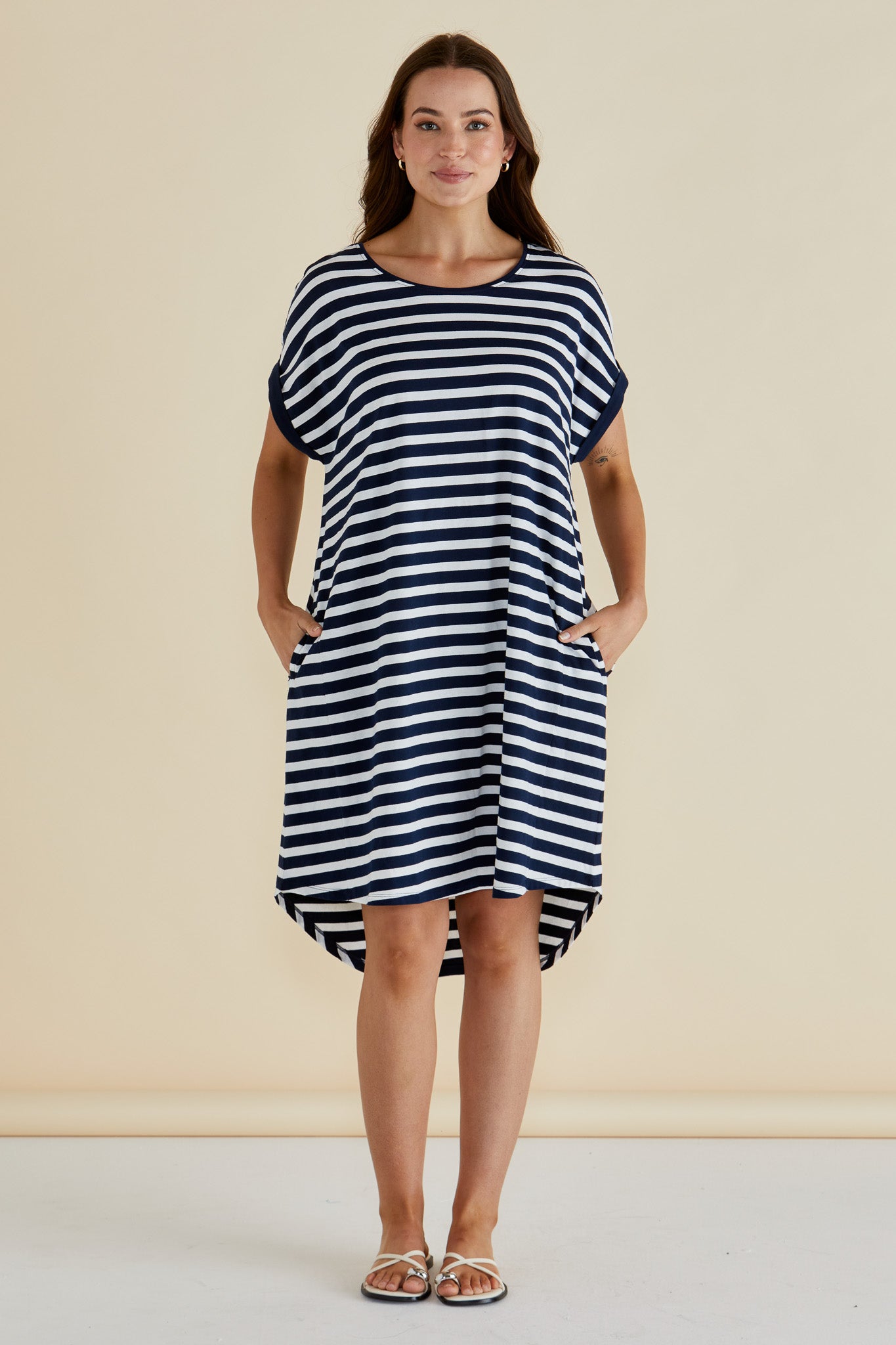 Betty Basics Maxine T-Shirt Dress - The Coastal Boutique