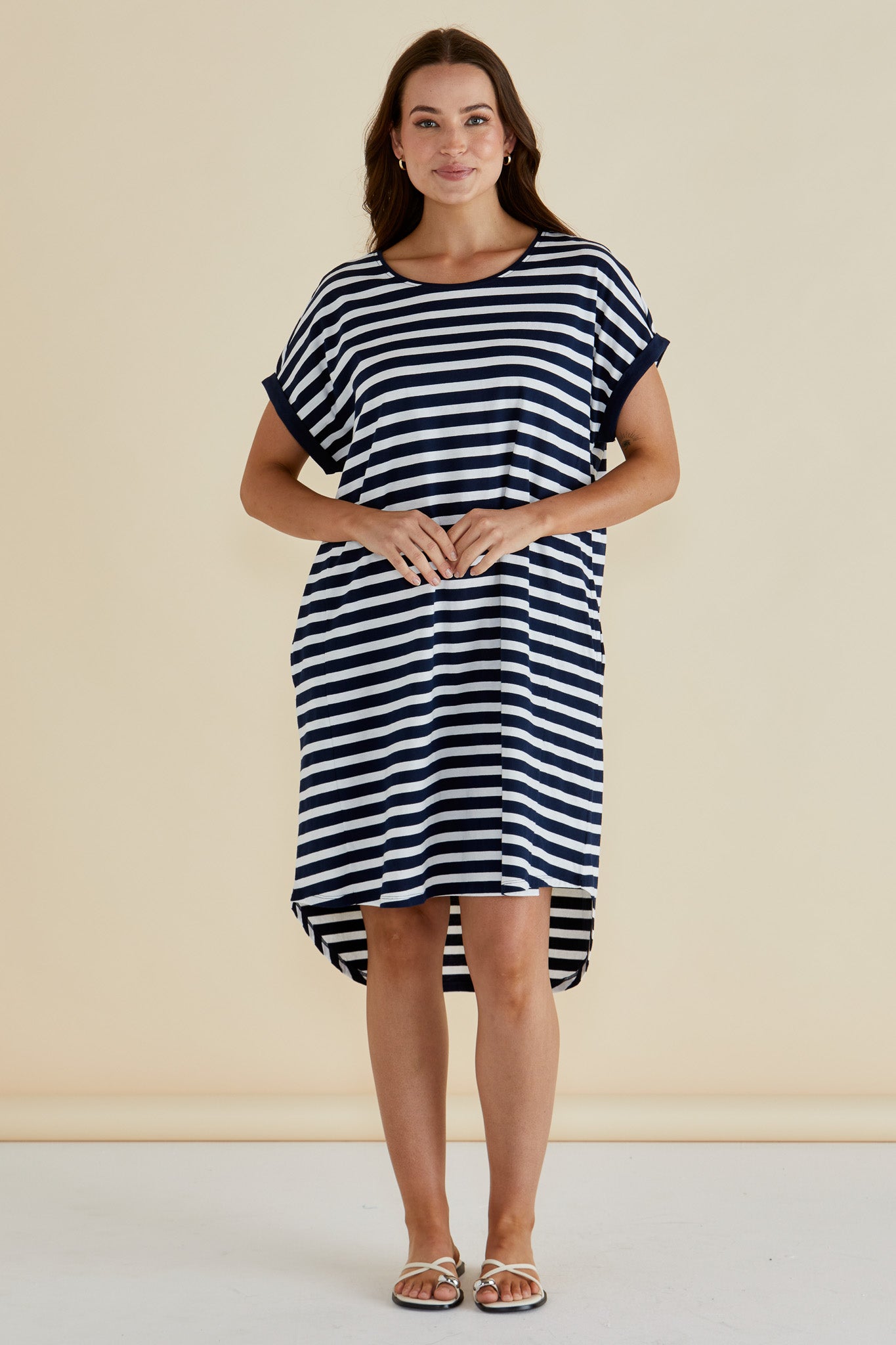 Betty Basics Maxine T-Shirt Dress - The Coastal Boutique