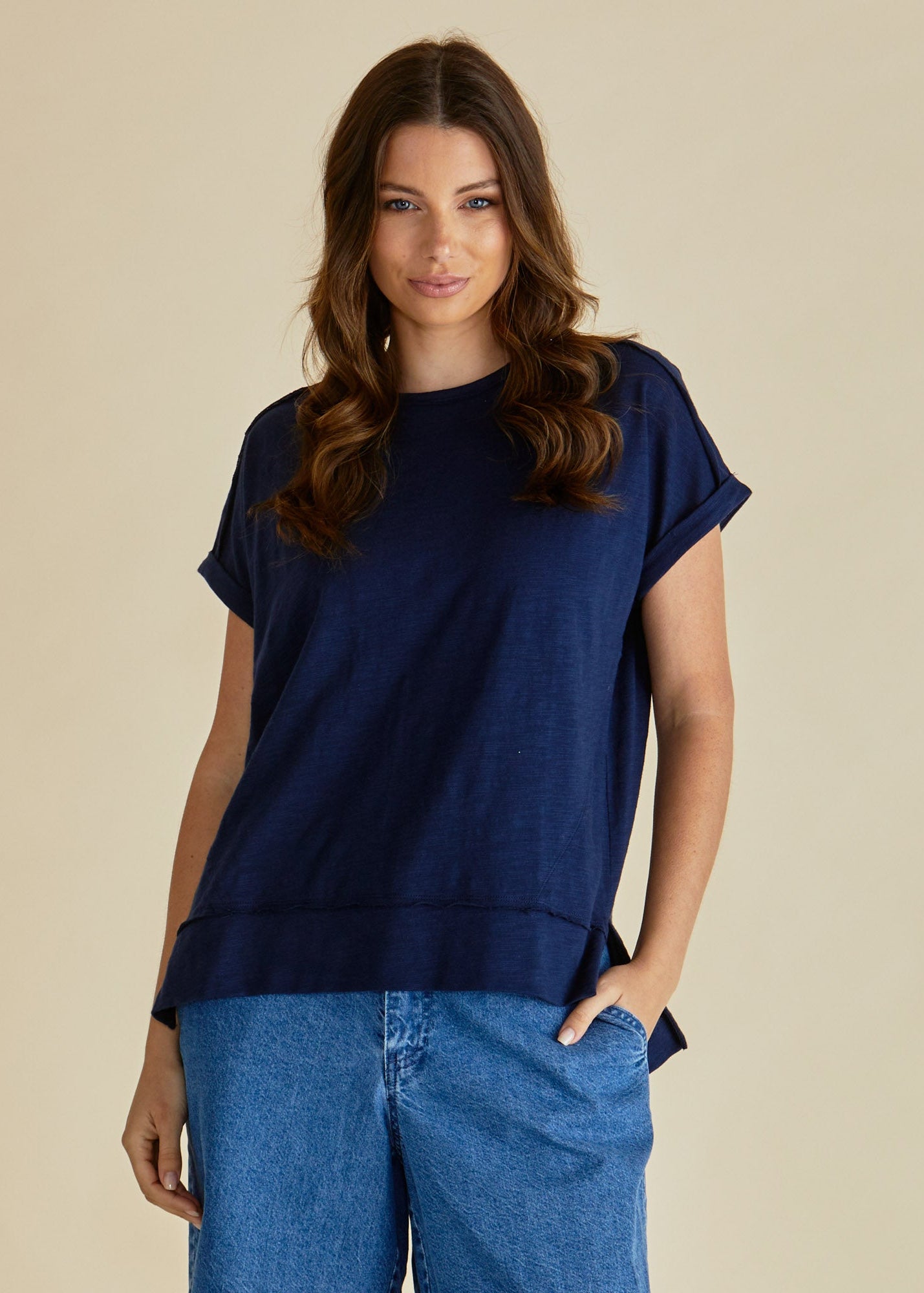 Betty Basics Round Neck Shirley T-Shirt