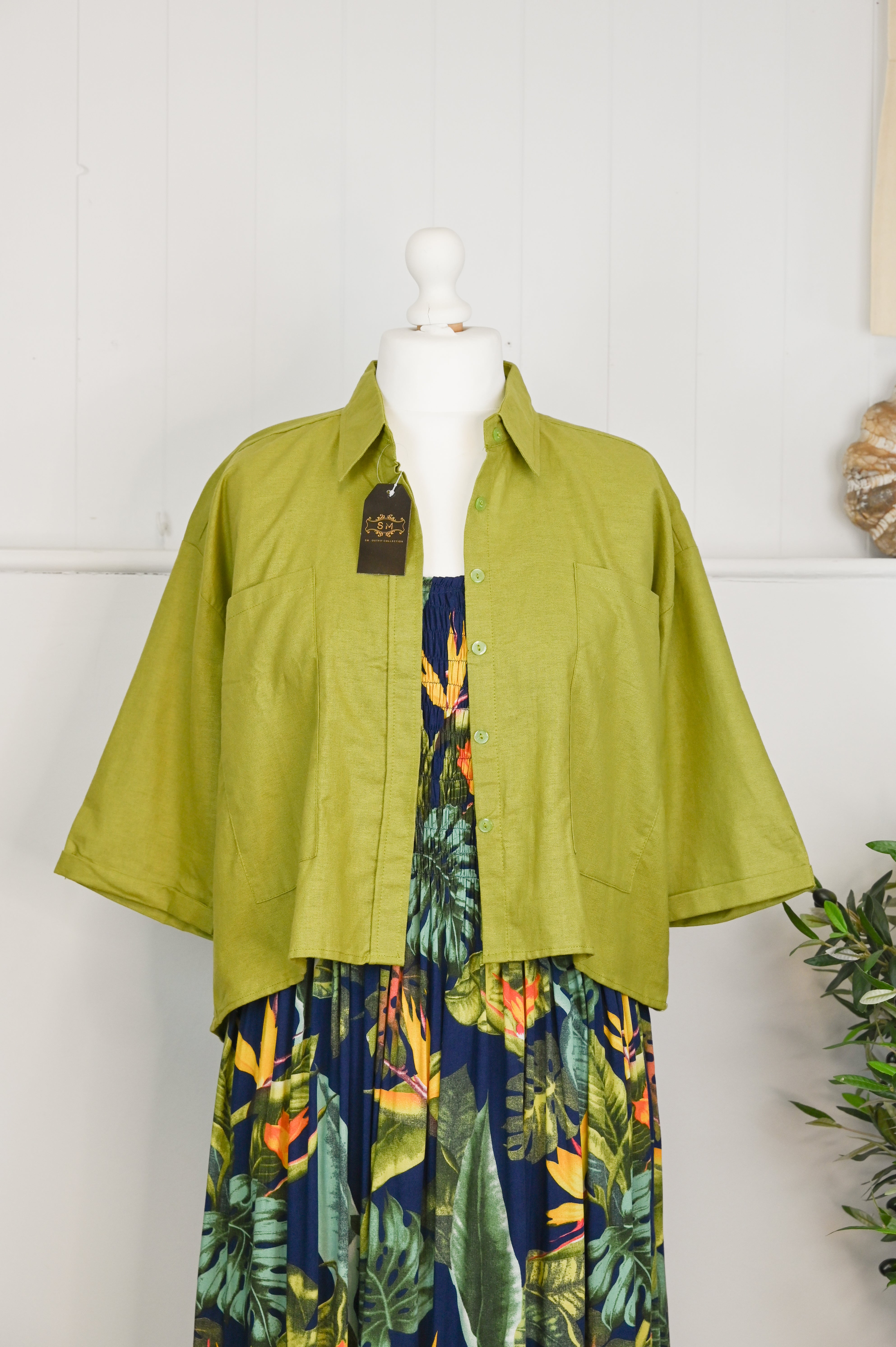 Venice Linen Shirt Button Down Top - The Coastal Boutique