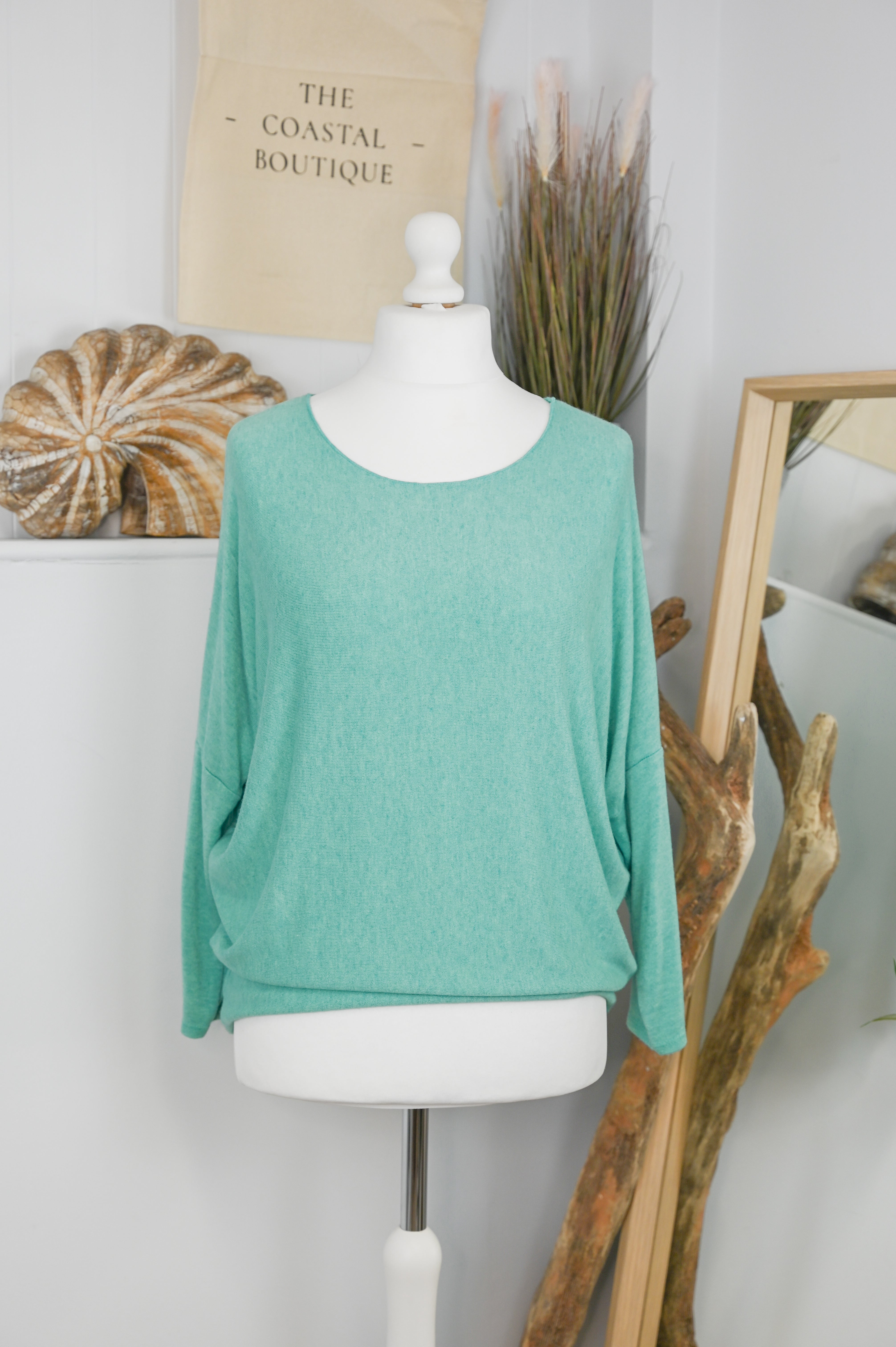 Round Neck Soft Knit Jumper - The Coastal Boutique