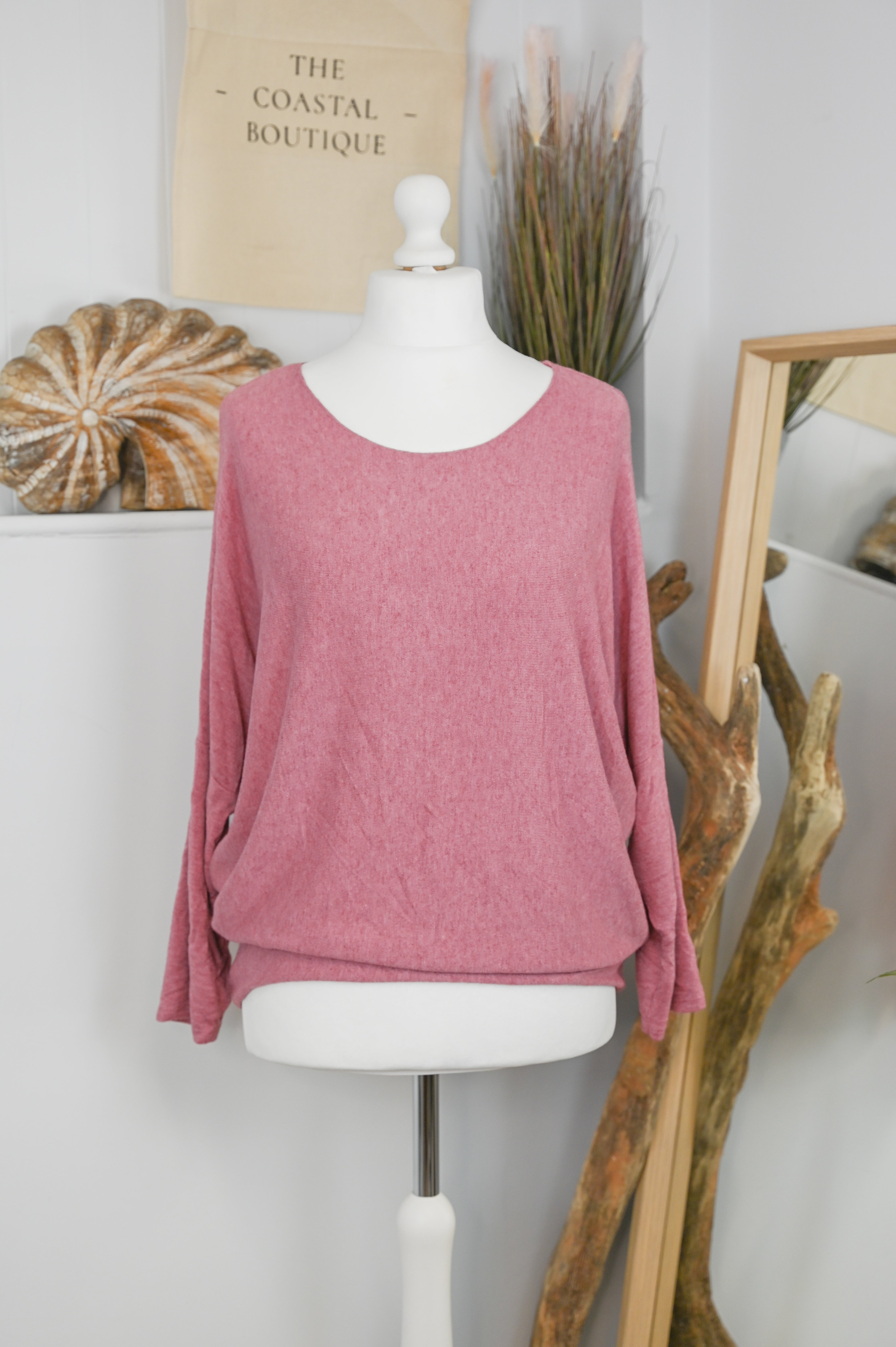 Round Neck Soft Knit Jumper - The Coastal Boutique