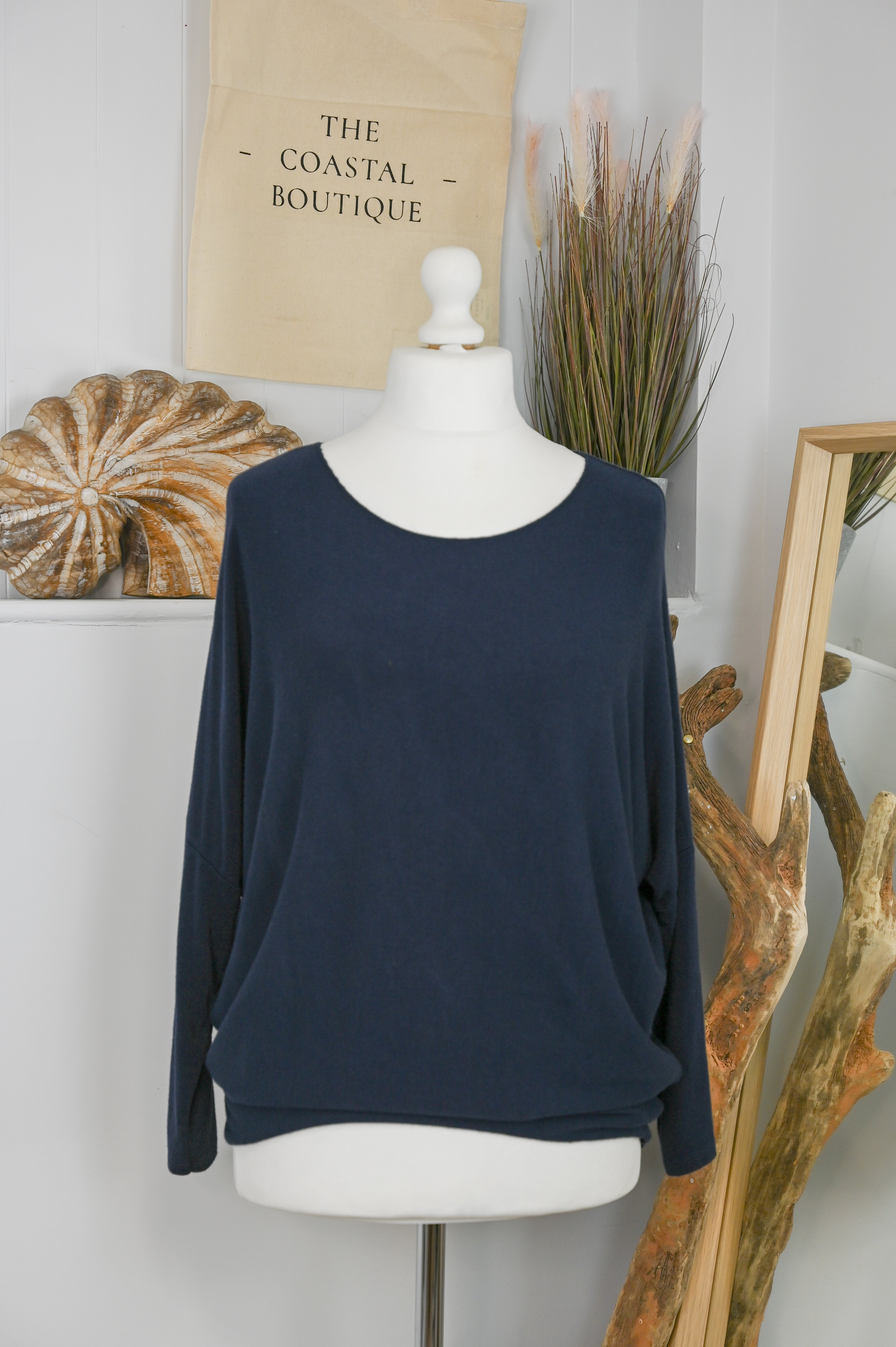 Round Neck Soft Knit Jumper - The Coastal Boutique