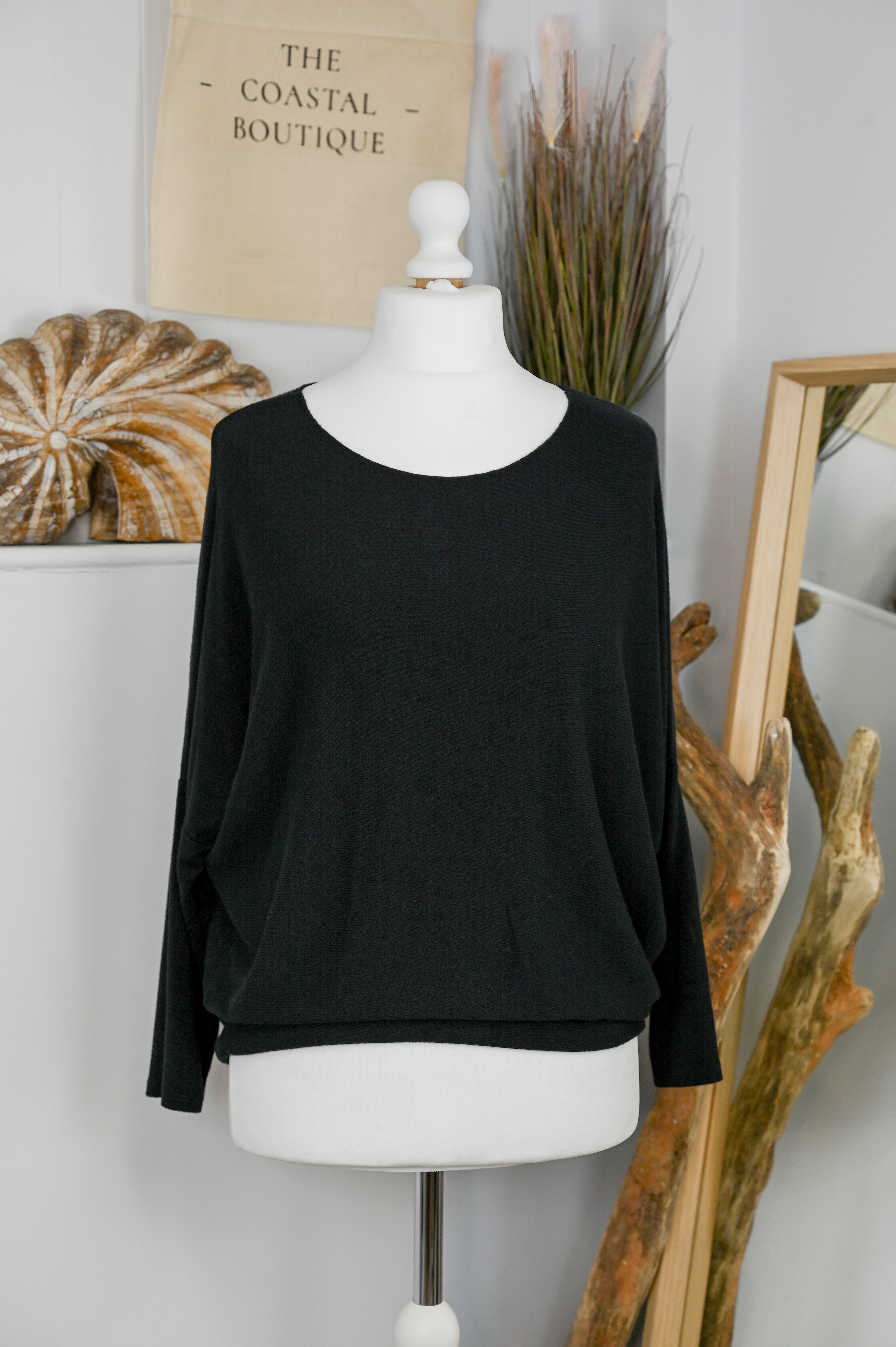 Round Neck Soft Knit Jumper - The Coastal Boutique