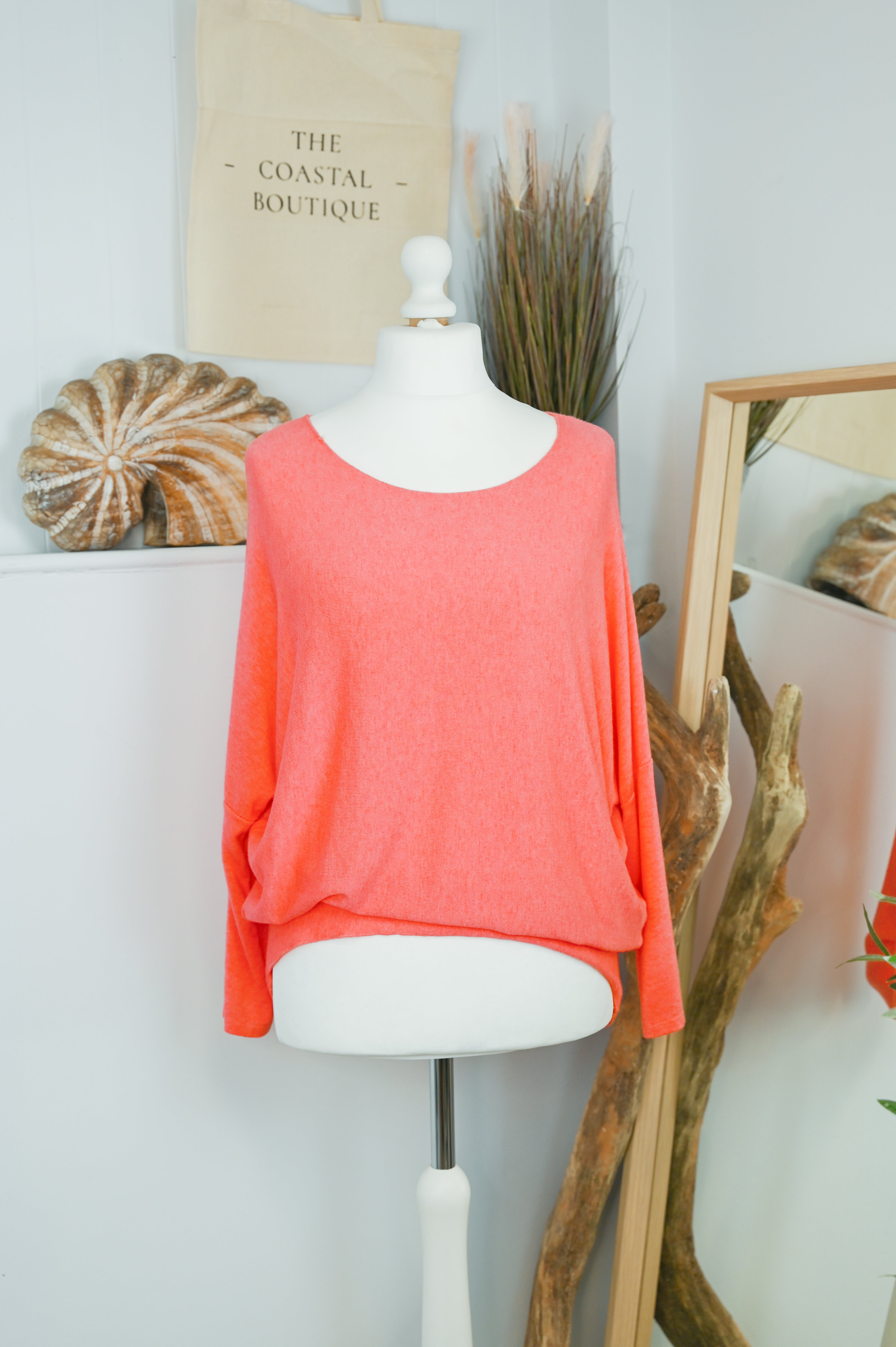 Round Neck Soft Knit Jumper - The Coastal Boutique