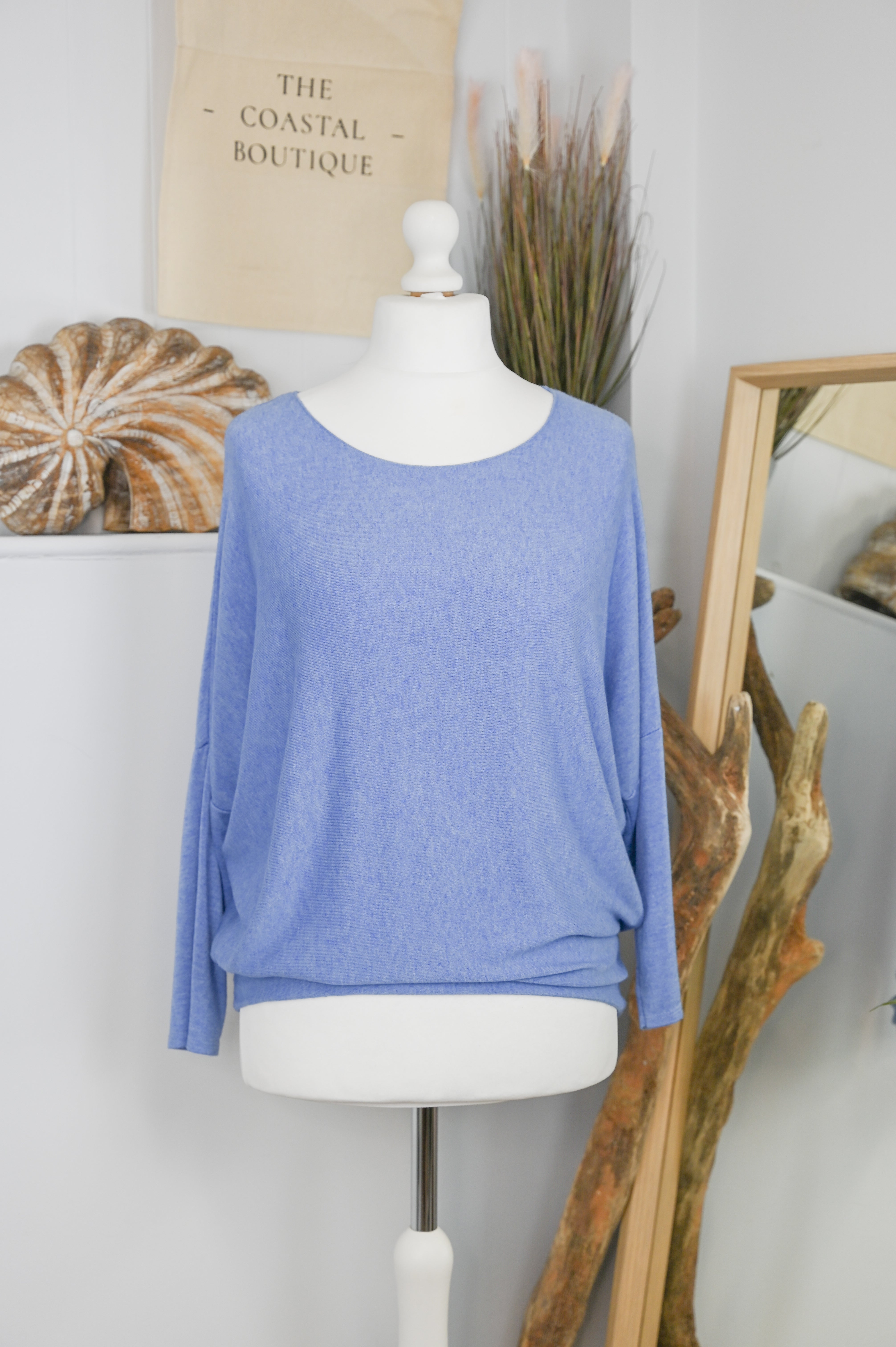 Round Neck Soft Knit Jumper - The Coastal Boutique
