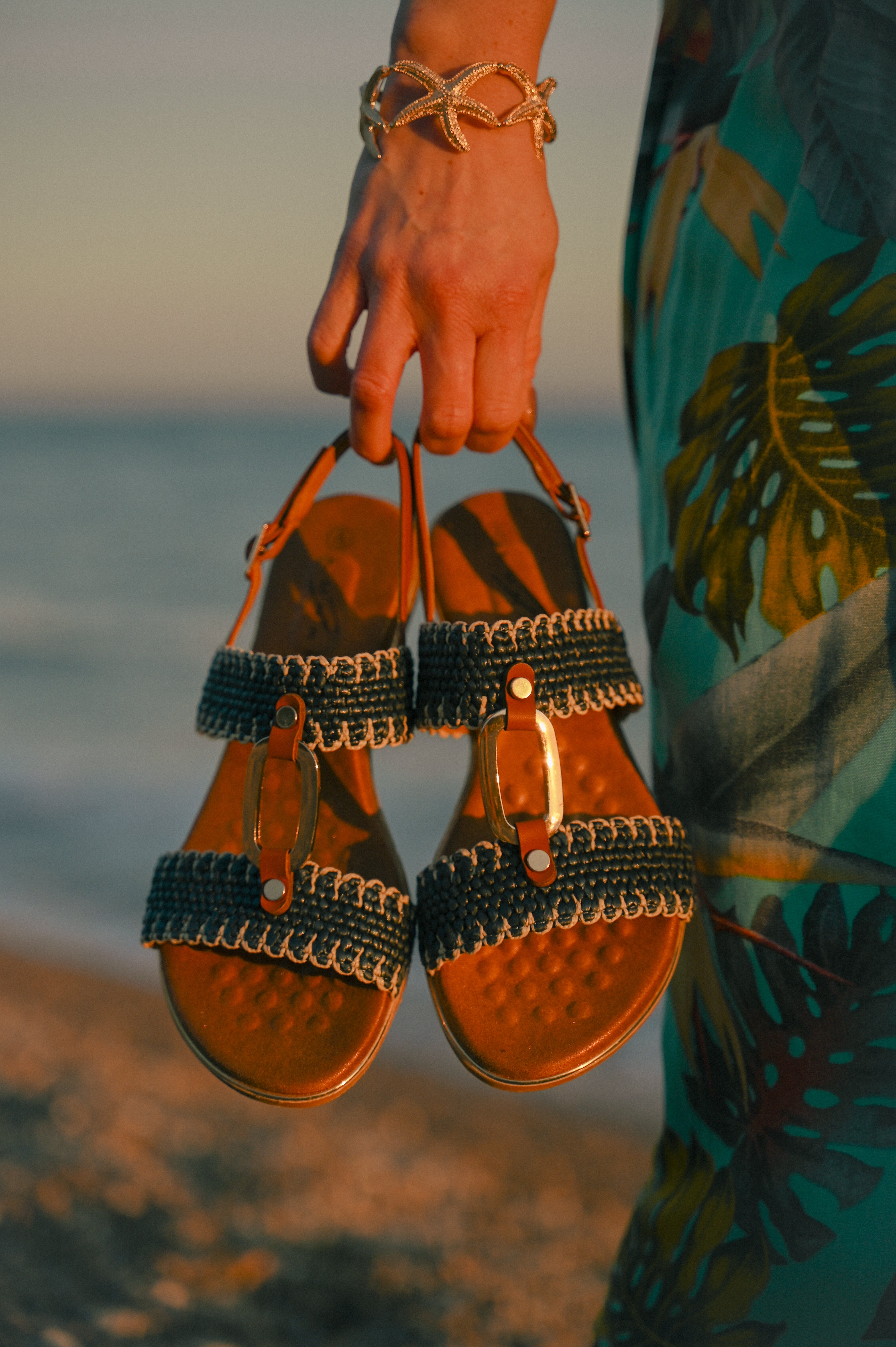Lunar Jules Woven Slingback Sandals - The Coastal Boutique