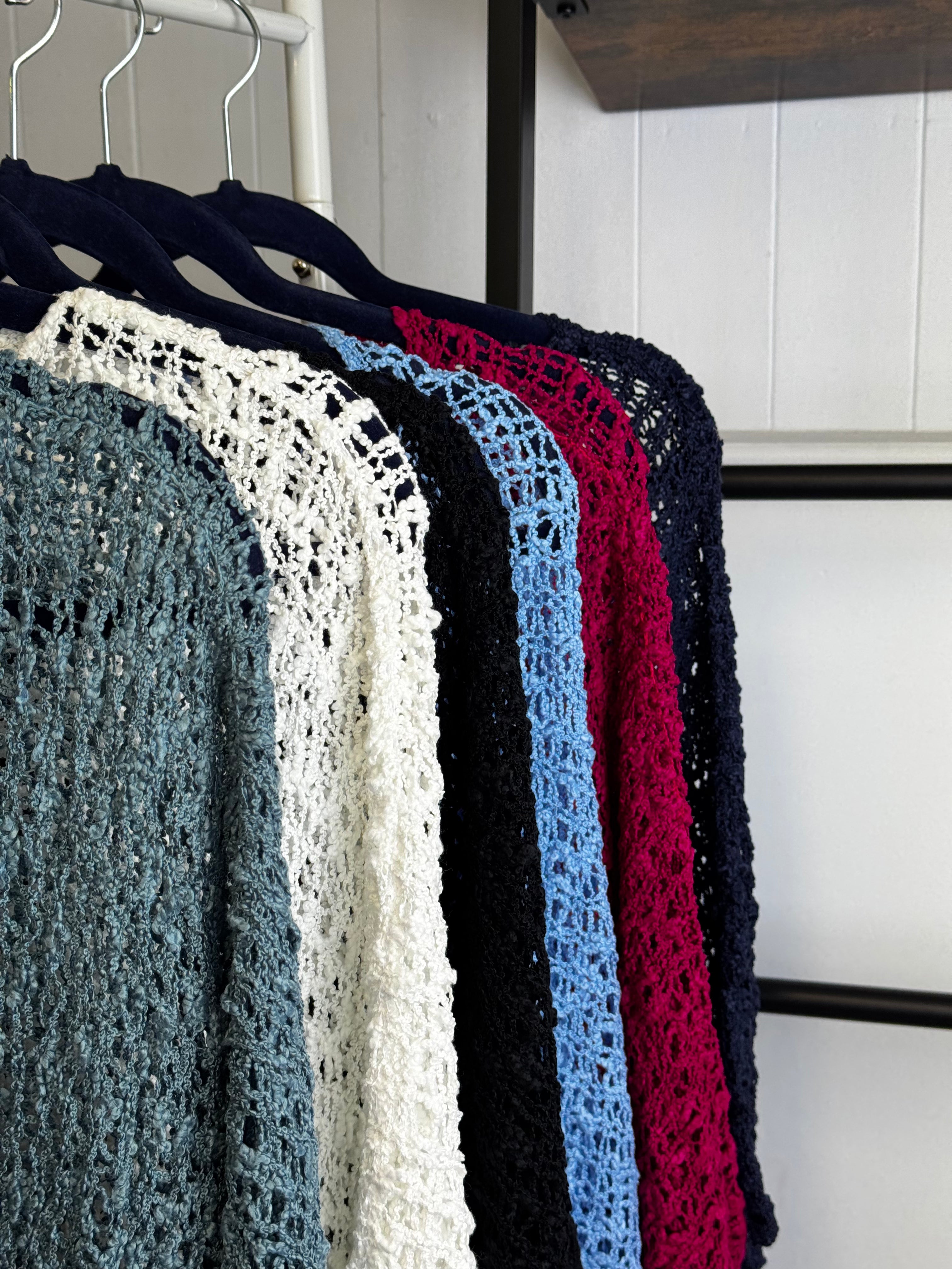 Popcorn Poncho - The Coastal Boutique