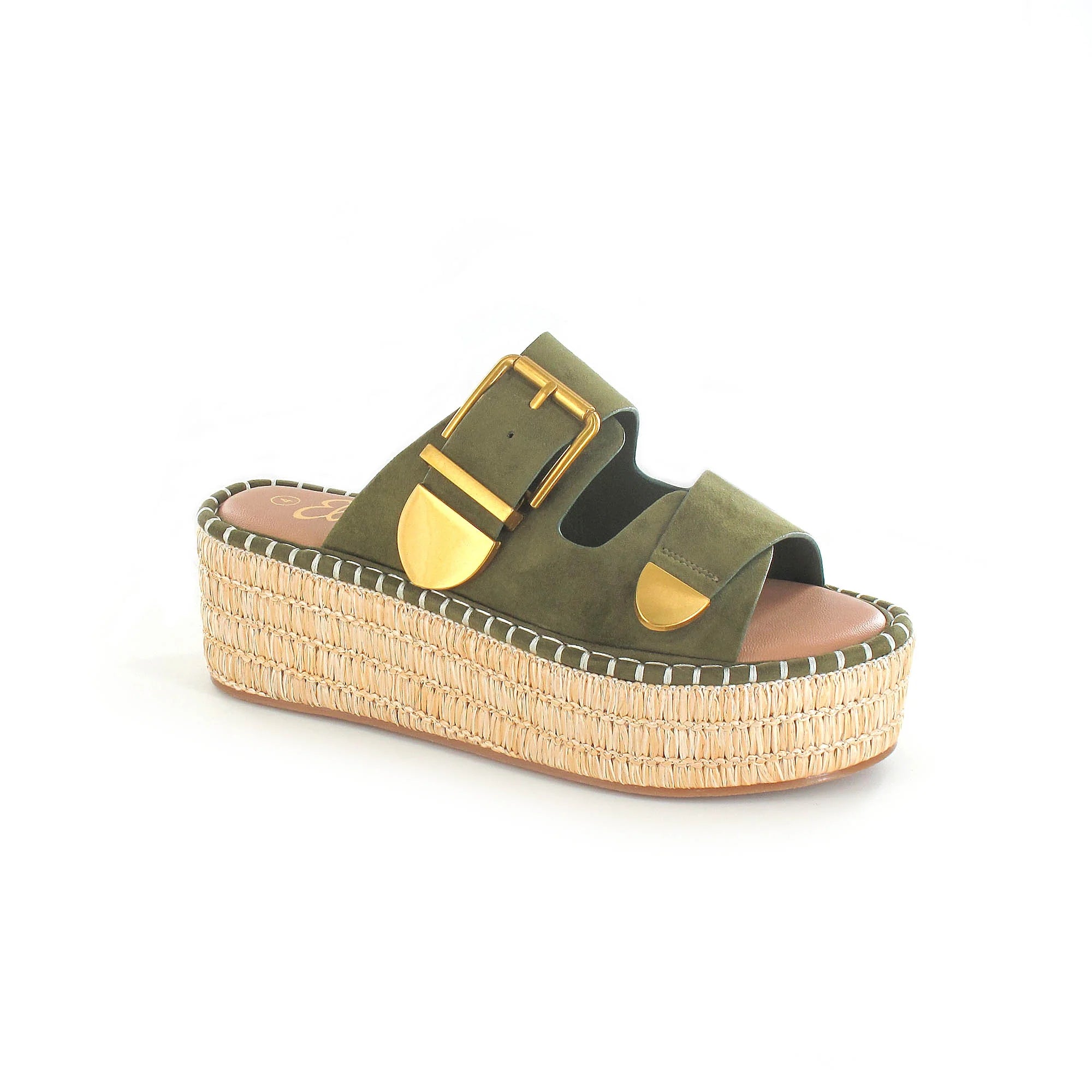 Ella Shoes Ivy Platform Wedge Sandals - The Coastal Boutique