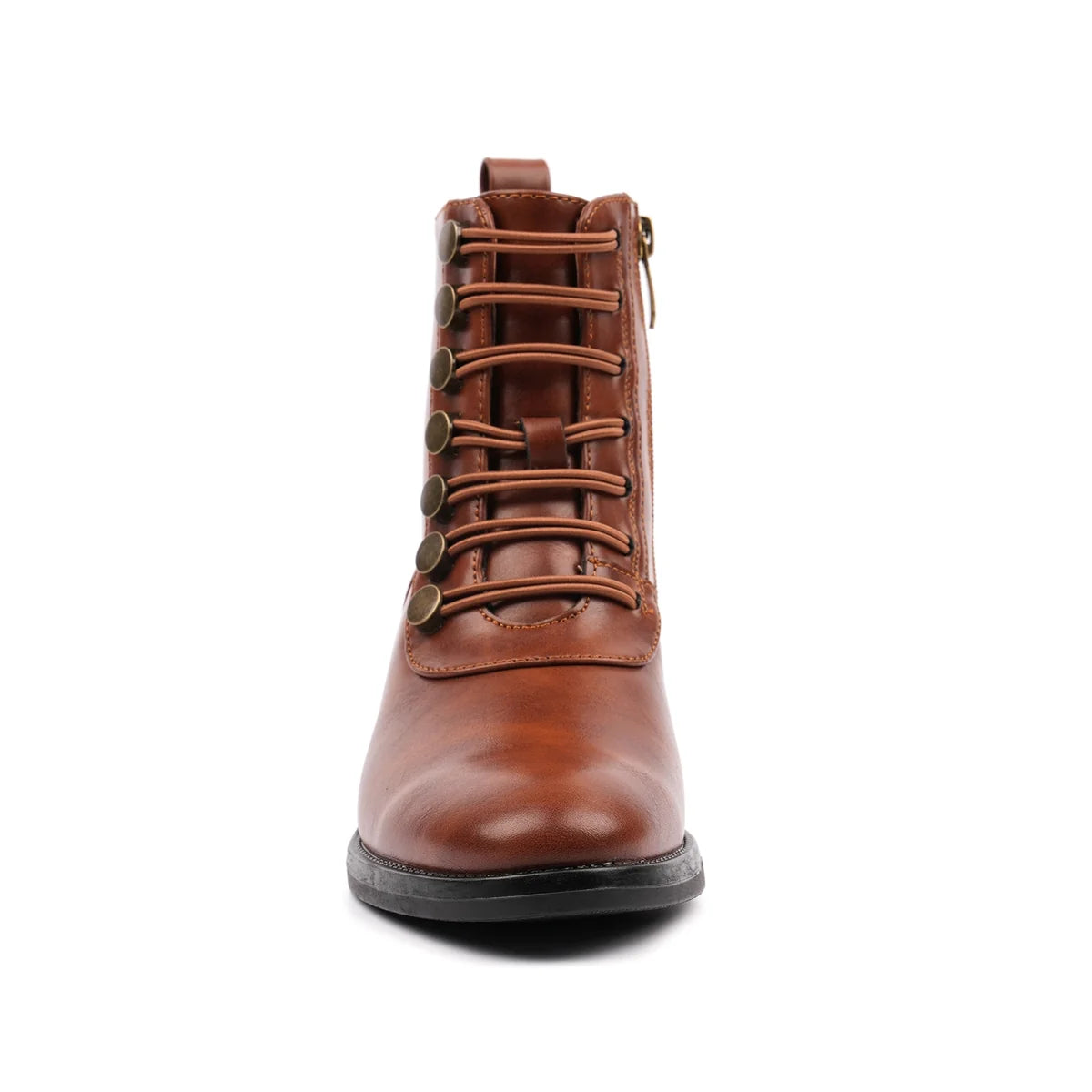 Lunar Izzie Ankle Boots – Tan & Black