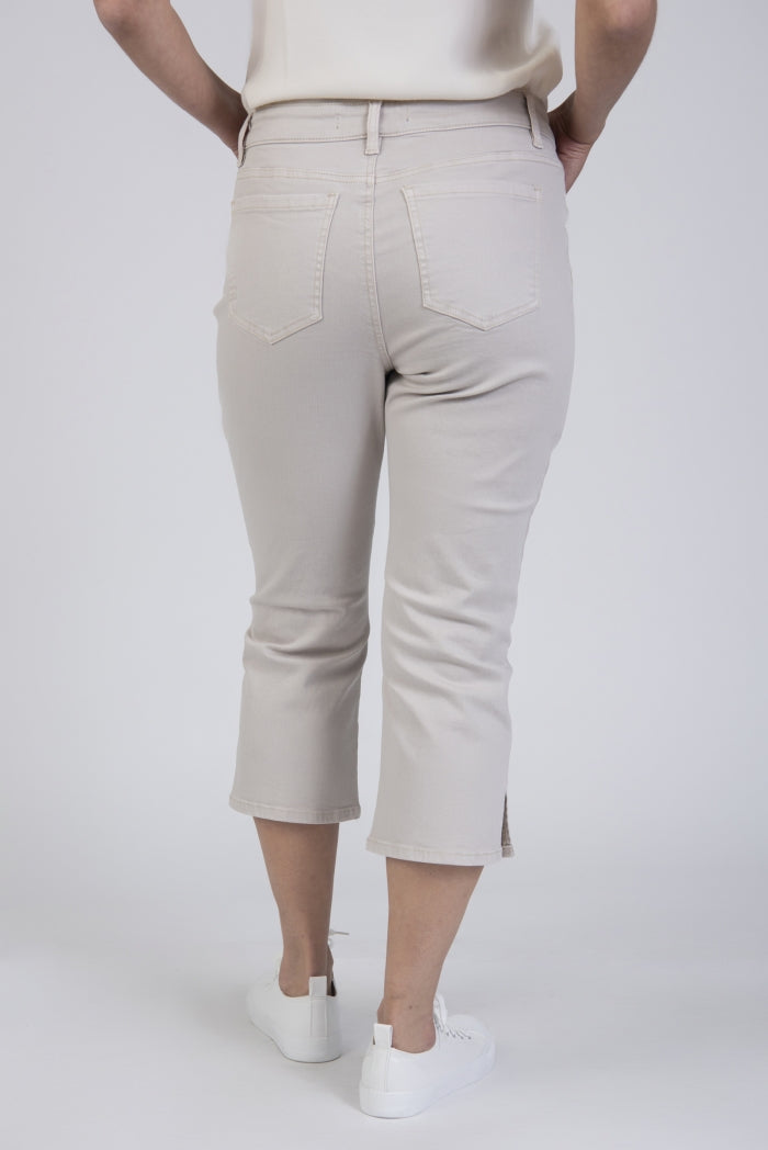 Jessica Graaf 3/4 Length Plait Detail Jeans - The Coastal Boutique