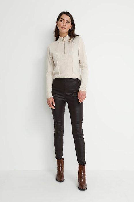 CREAM Tabea Woven Snakeskin Legging image 2