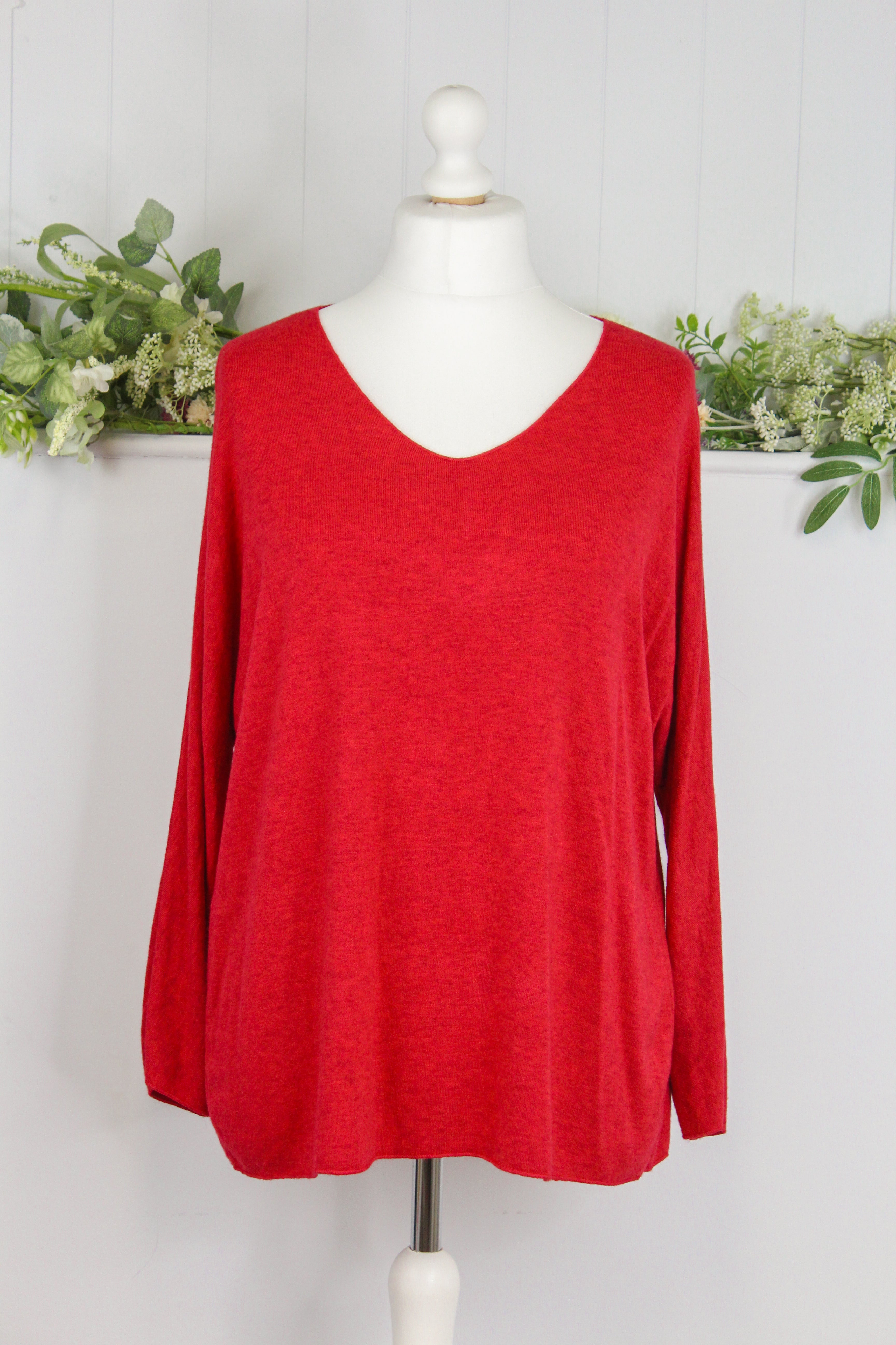 V-Neck Soft Knit Jumper image 12