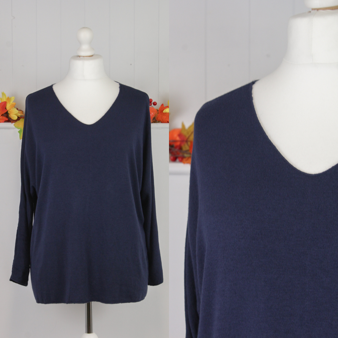 V-Neck Soft Knit Jumper image 9