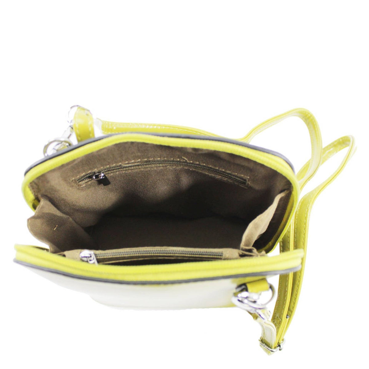Faux leather square crossbody bag in a choice of colours - product view 21