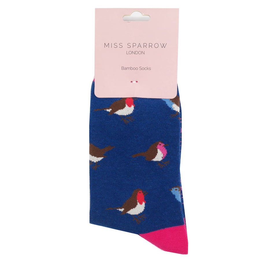 Women's Bamboo Socks - Robins image 2