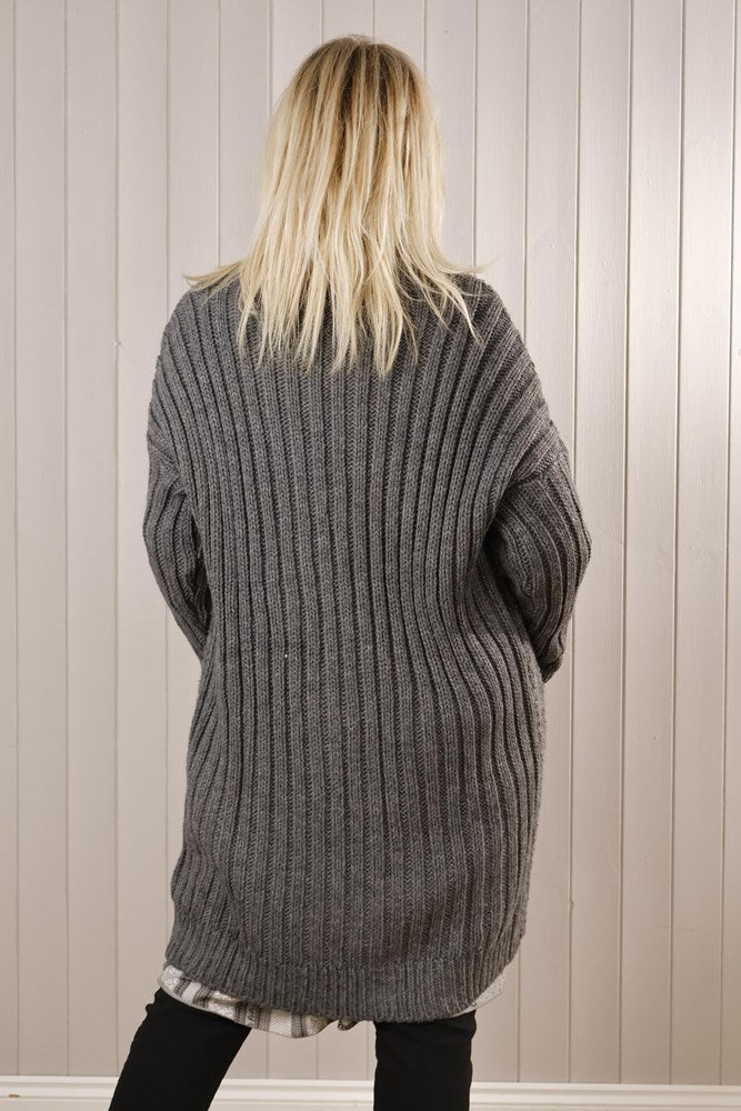 Goose Island Alpaca/Lana Wool Mix Chunky Long Cardigan image 3