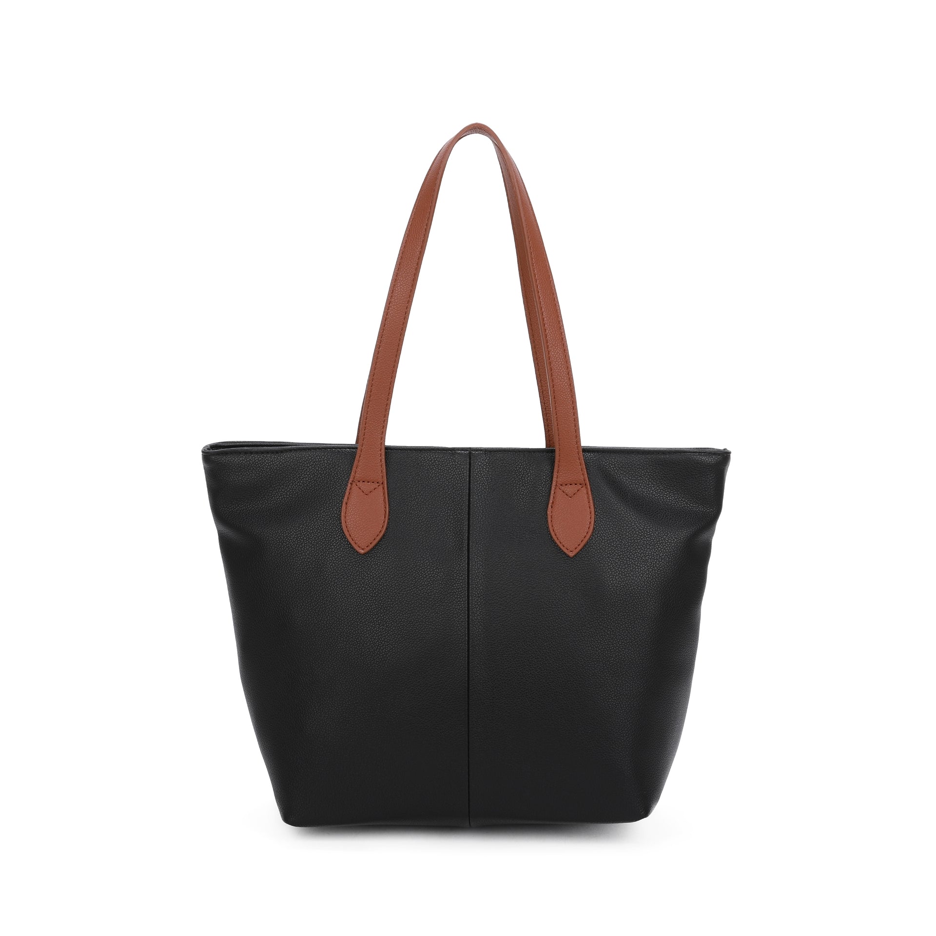 Faux Leather Shopper Tote Handbag Bag image 3