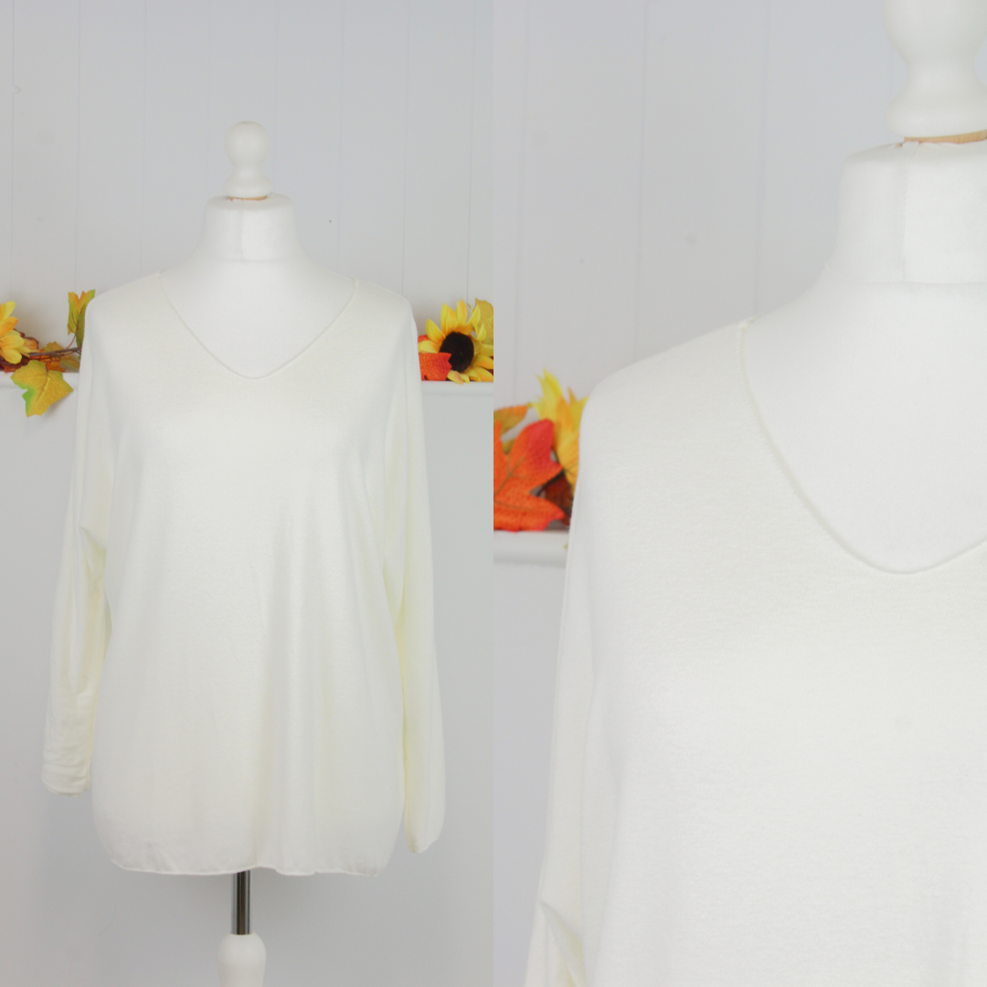 V-Neck Soft Knit Jumper image 4