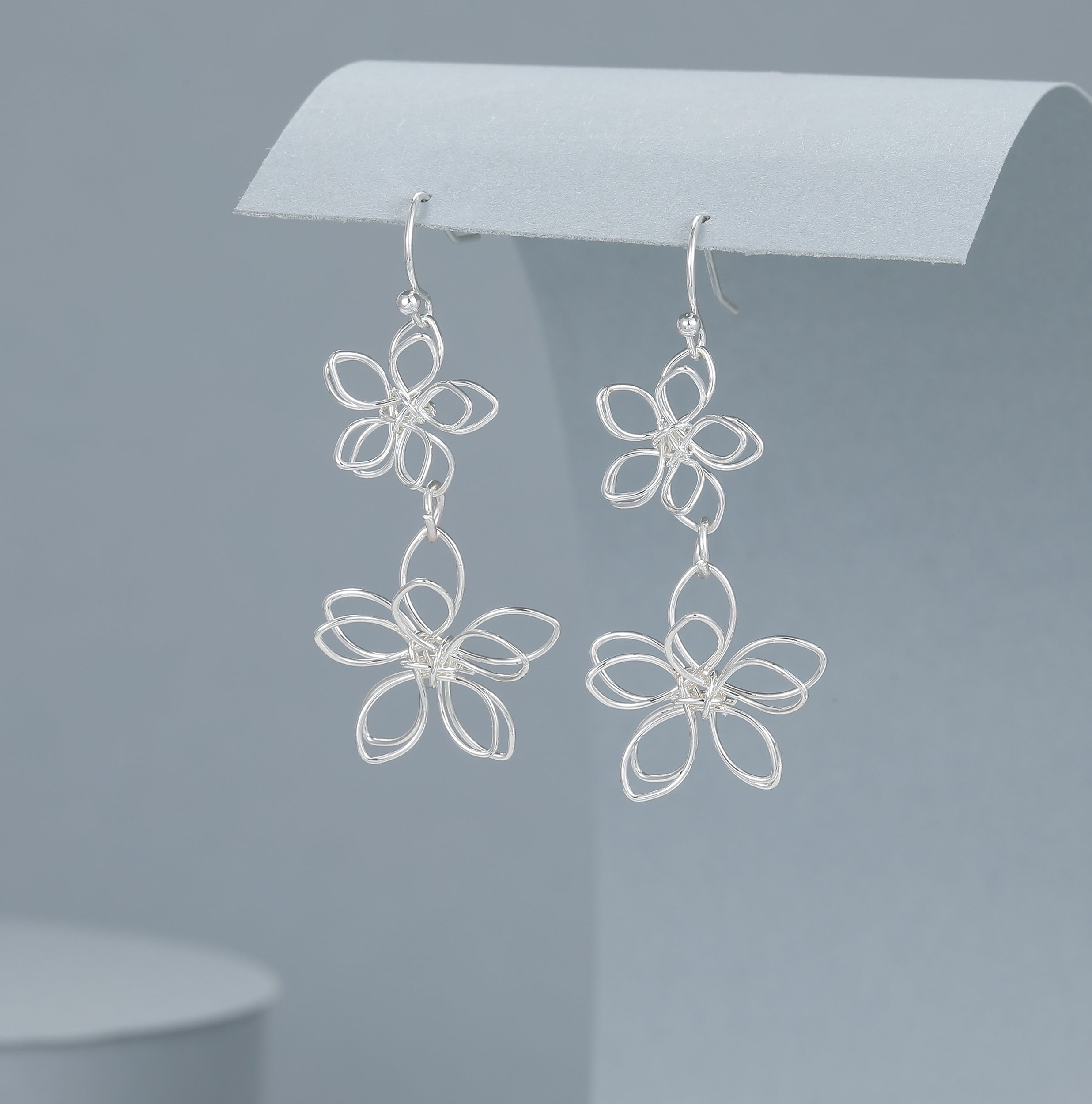 Georgie Dainty Floral Wire Earrings