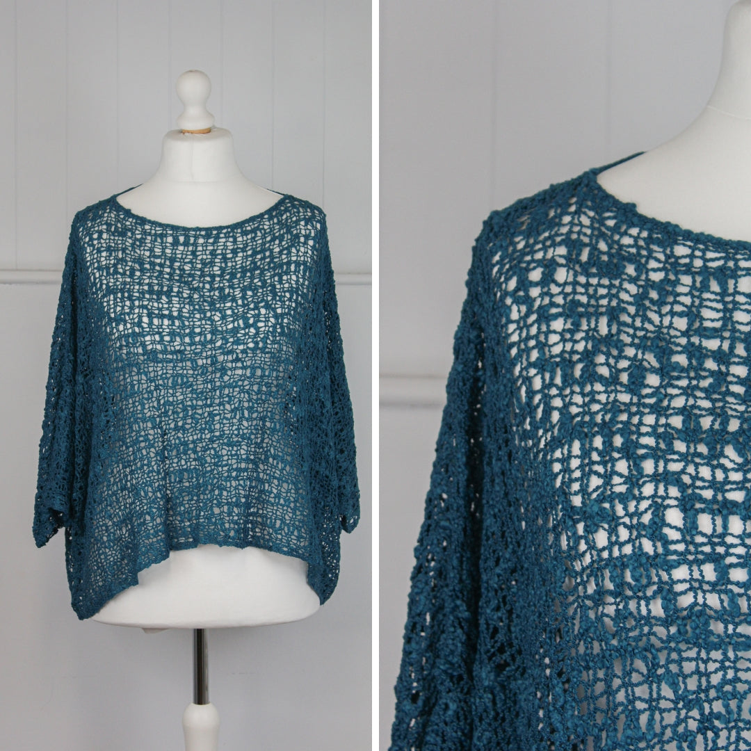 Bali Popcorn Sleeved Poncho image 13